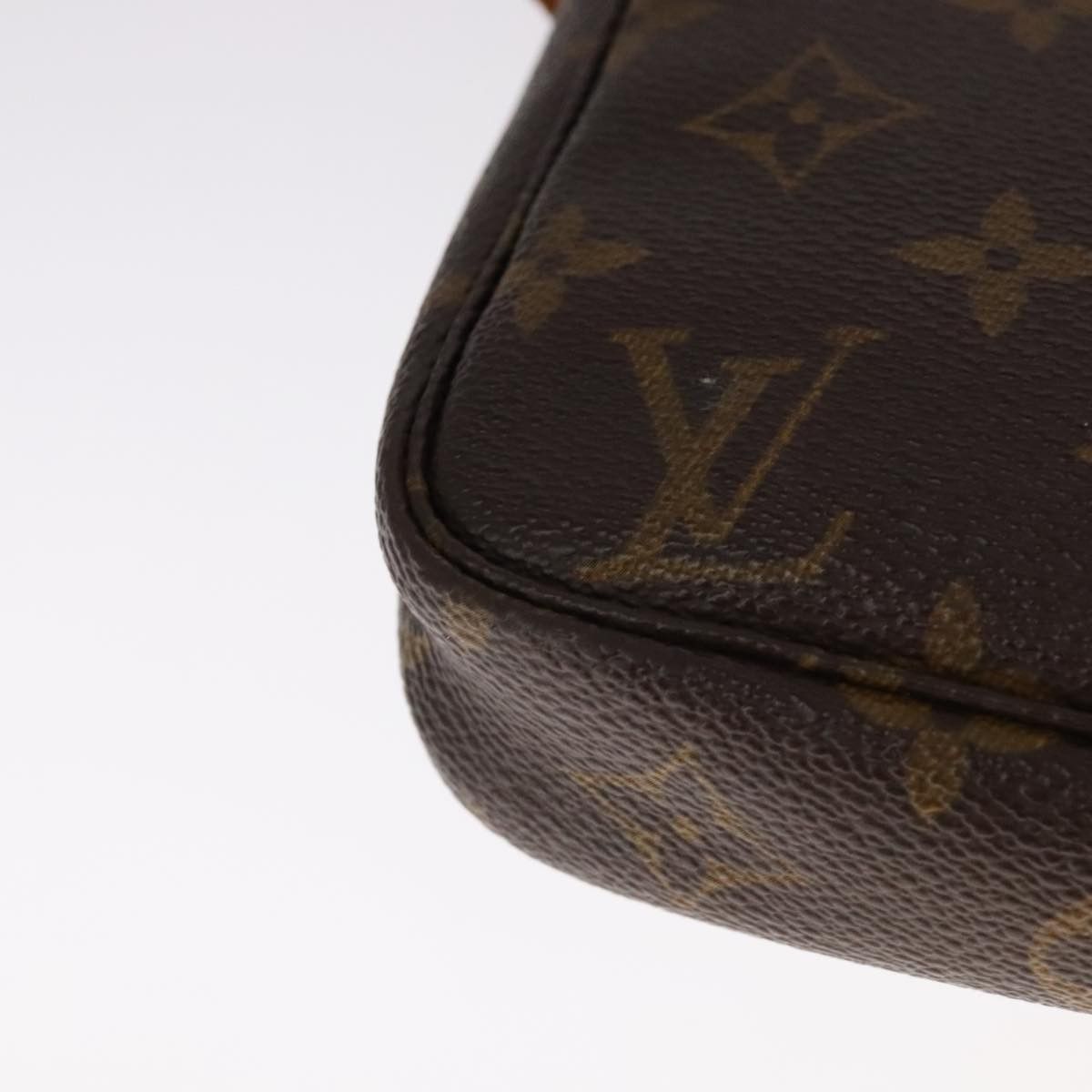 Louis Vuitton Pochette Accessoire Brown Canvas Clutch Bag (Pre-Owned) Size ONE SIZE - 8 Thumbnail