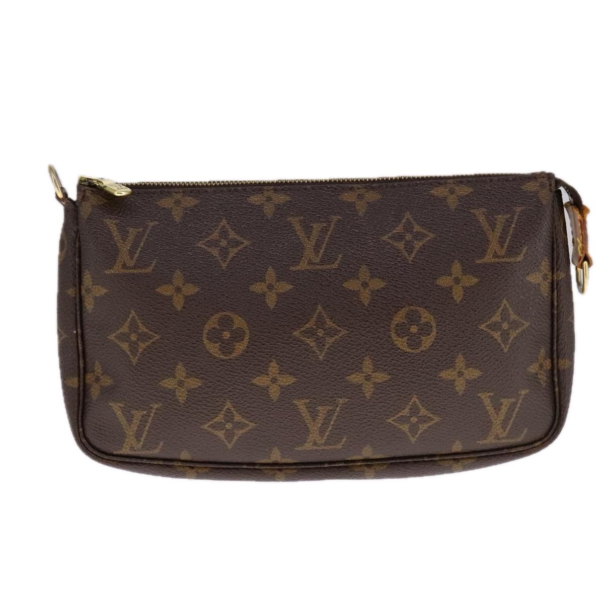 Louis Vuitton Pochette Accessoire Brown Canvas Clutch Bag (Pre-Owned) Size ONE SIZE - 15 Thumbnail