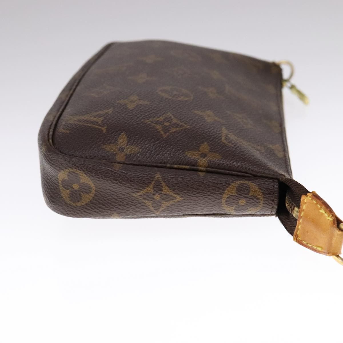 Louis Vuitton Pochette Accessoire Brown Canvas Clutch Bag (Pre-Owned) Size ONE SIZE - 3 Thumbnail