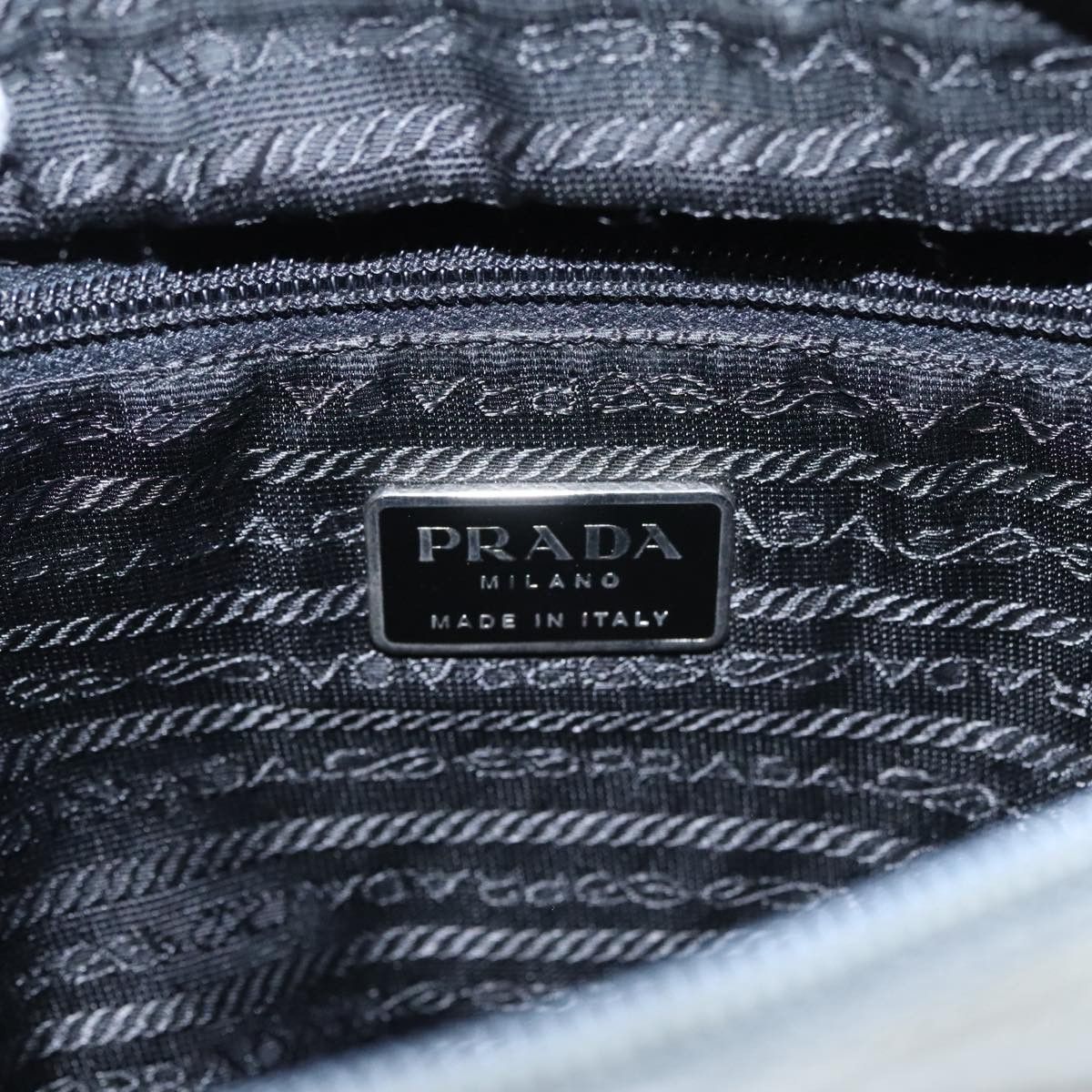 Prada Tessuto Grey Synthetic Tote Bag (Pre-Owned) Size ONE SIZE - 14 Thumbnail