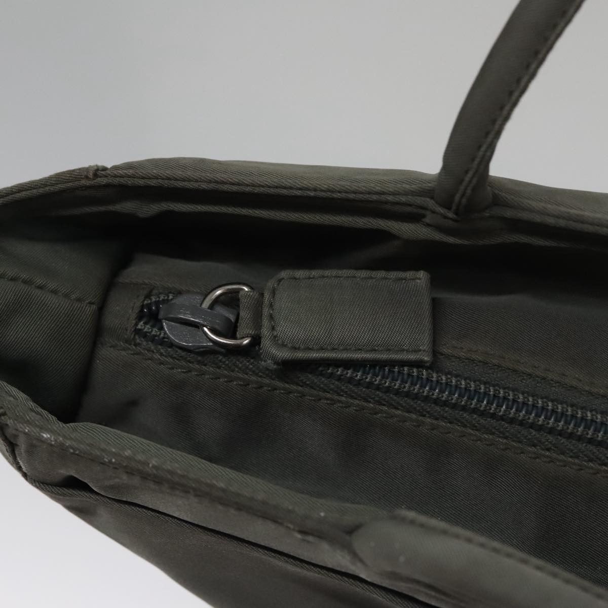 Prada Tessuto Grey Synthetic Tote Bag (Pre-Owned) Size ONE SIZE - 11 Thumbnail