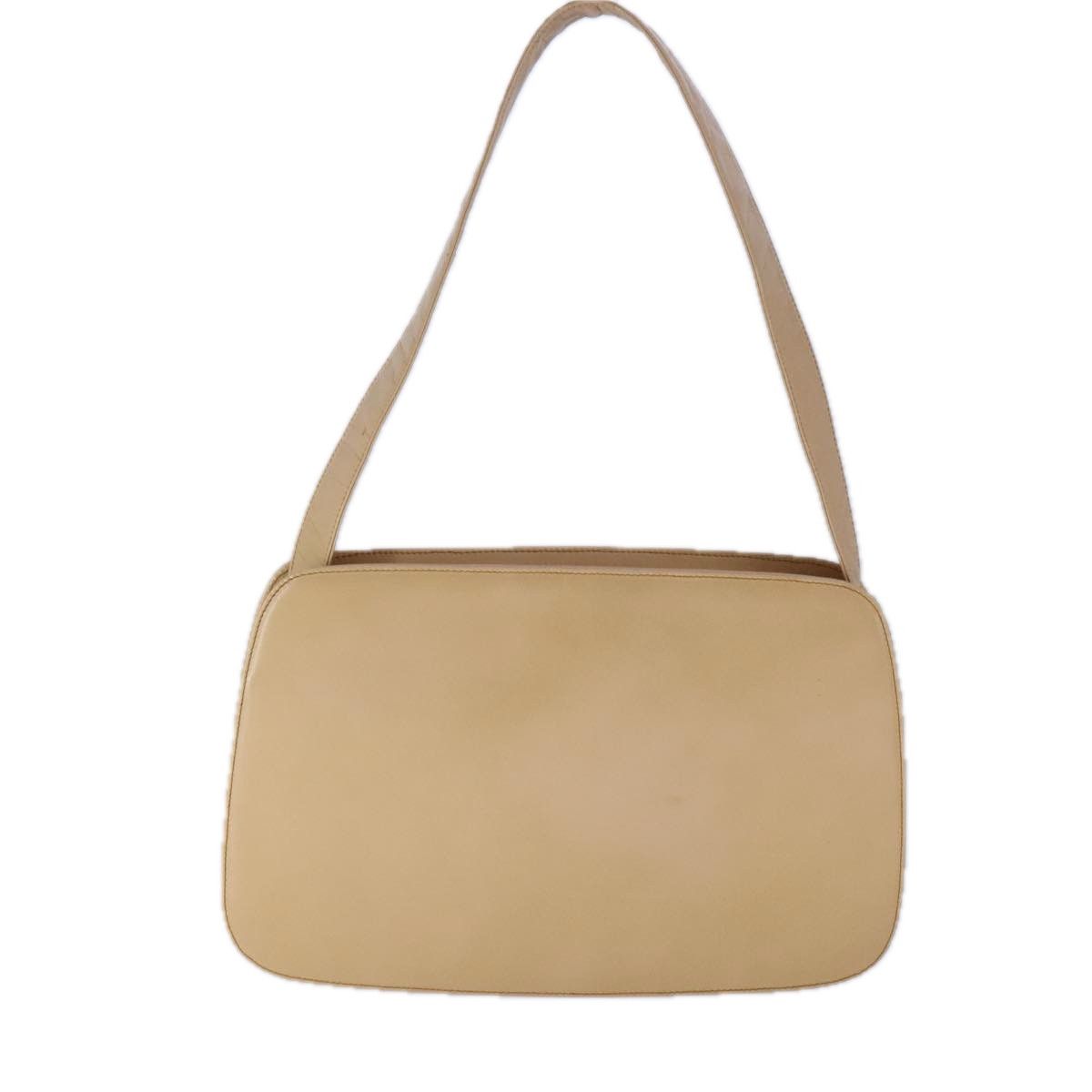 Prada Beige Leather Shoulder Bag (Pre-Owned) Size ONE SIZE - 2 Thumbnail