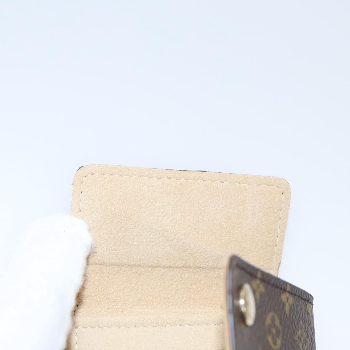 Louis Vuitton Jewelry Case Brown Canvas Wallet (Pre-Owned) Size ONE SIZE - 14 Thumbnail