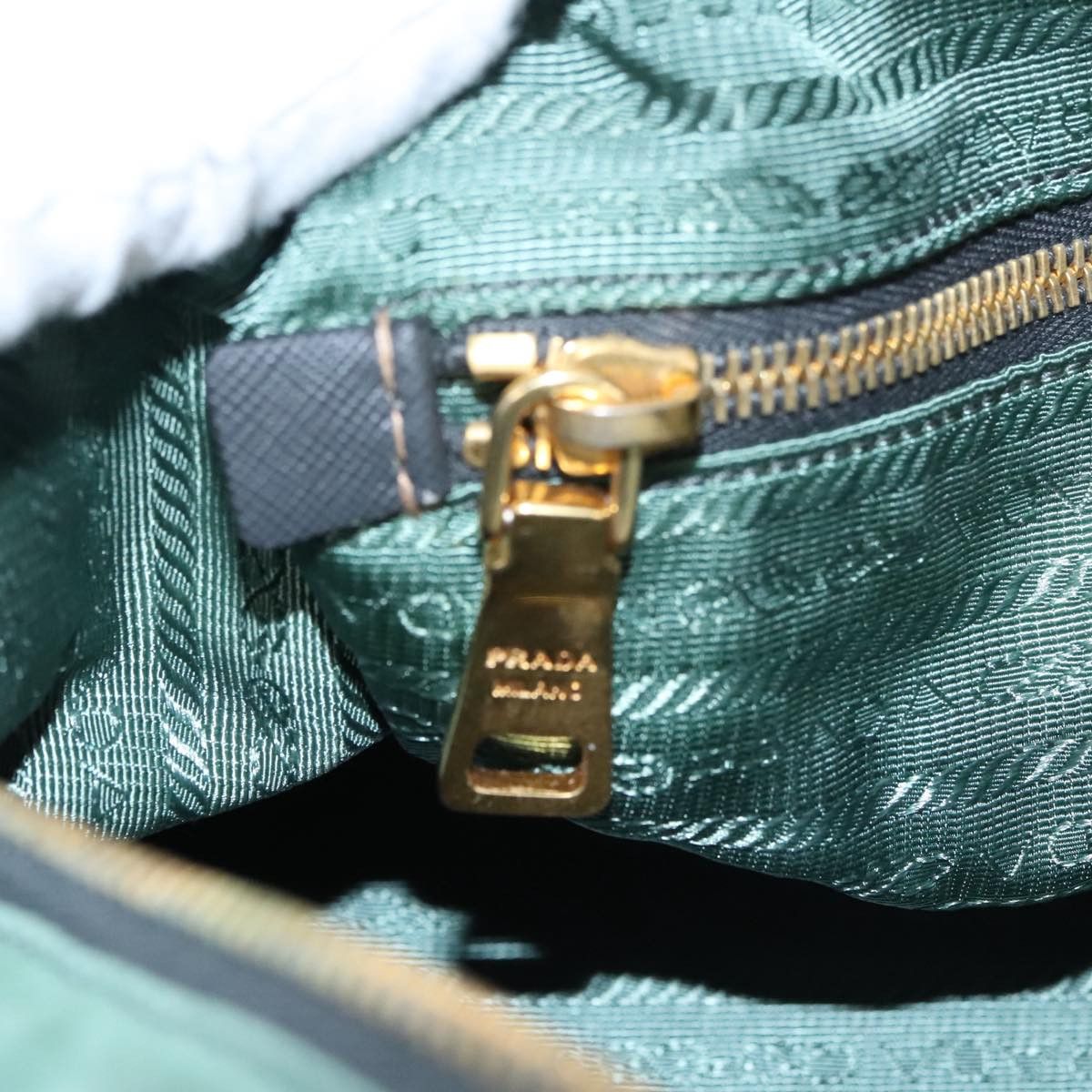 Prada Tessuto Green Synthetic Travel Bag (Pre-Owned) Size ONE SIZE - 13 Thumbnail