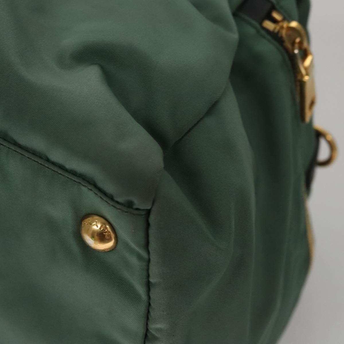 Prada Tessuto Green Synthetic Travel Bag (Pre-Owned) Size ONE SIZE - 20 Thumbnail
