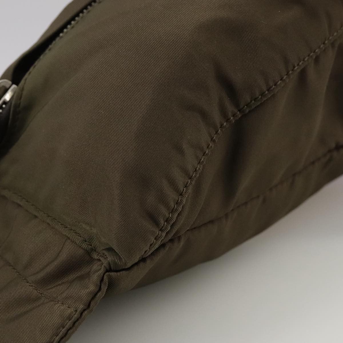 Prada Re-Nylon Khaki Synthetic Shoulder Bag (Pre-Owned) Size ONE SIZE - 6 Thumbnail