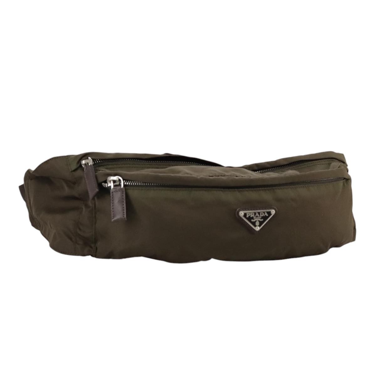 Prada Re-Nylon Khaki Synthetic Shoulder Bag (Pre-Owned) Size ONE SIZE - 15 Thumbnail
