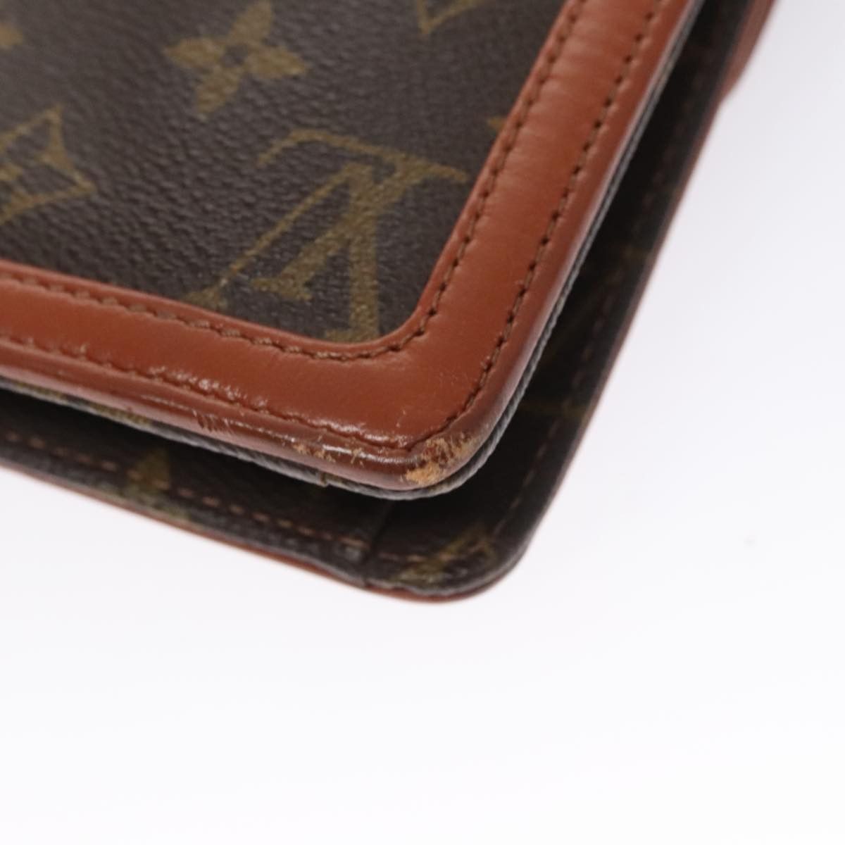 Louis Vuitton Pochette Dame Brown Canvas Clutch Bag (Pre-Owned) Size ONE SIZE - 7 Thumbnail
