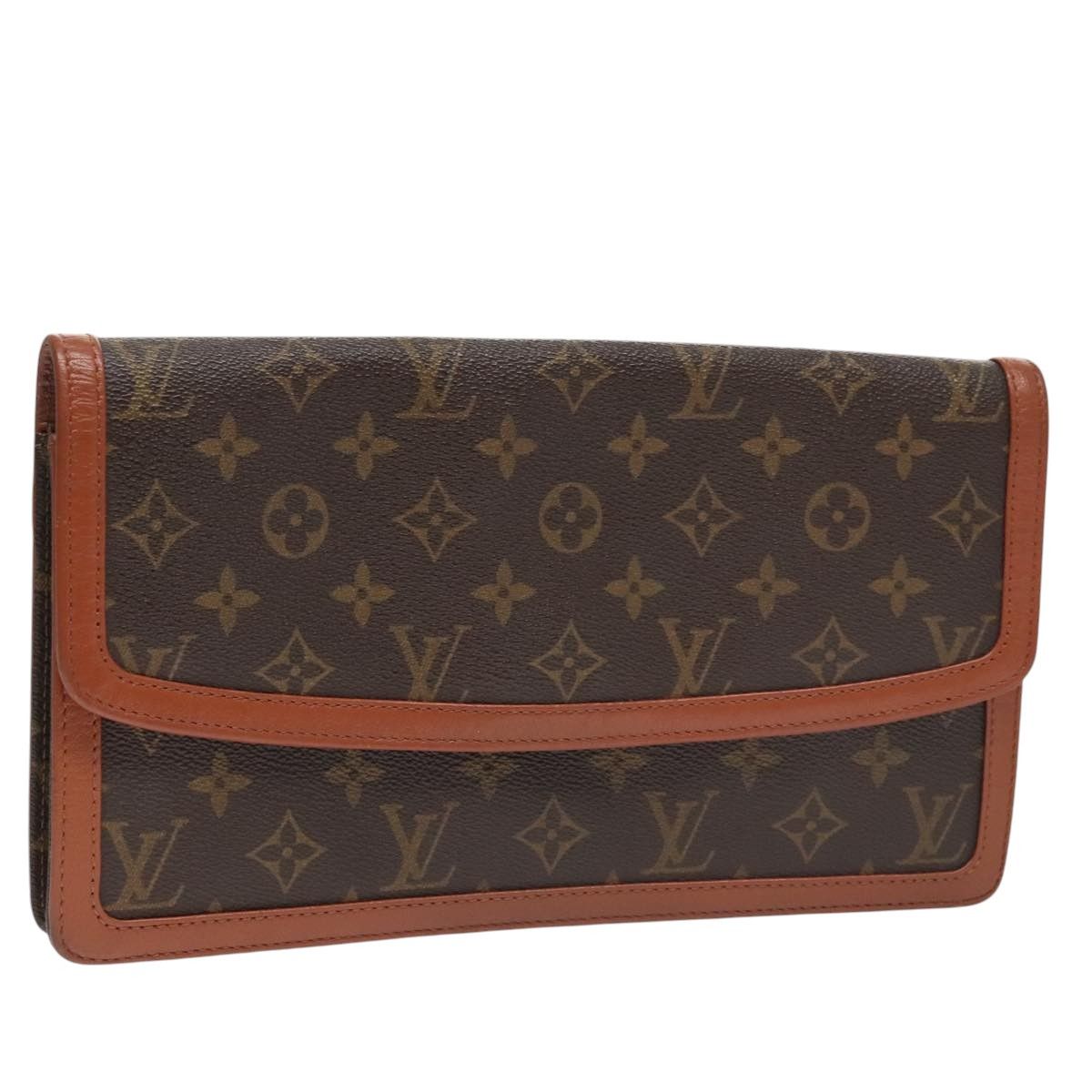 Louis Vuitton Pochette Dame Brown Canvas Clutch Bag (Pre-Owned) Size ONE SIZE - 12 Thumbnail