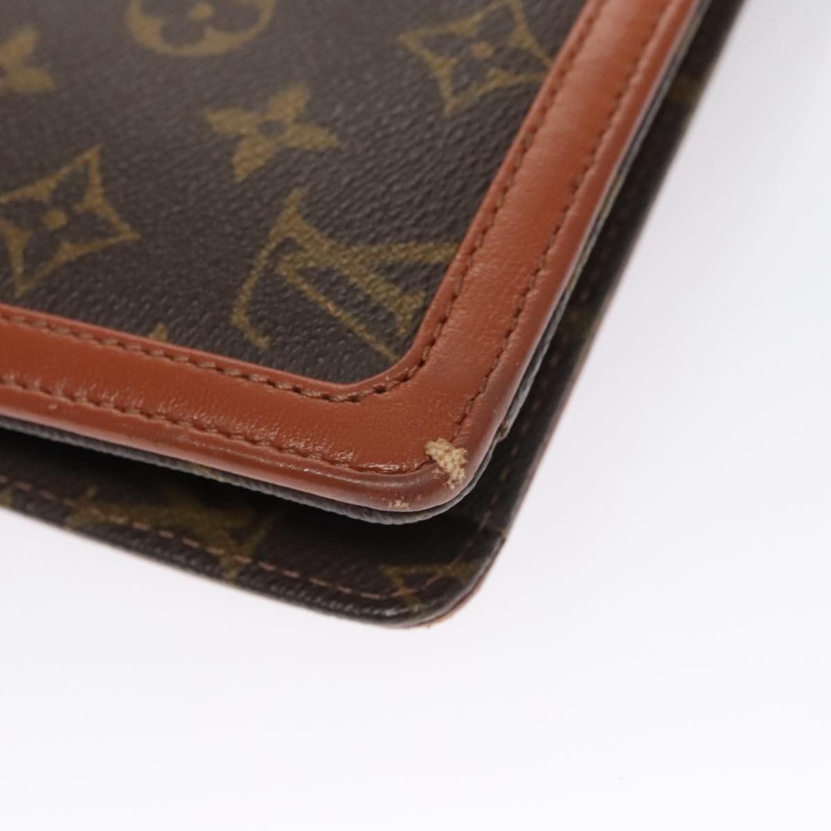 Louis Vuitton Pochette Dame Brown Canvas Clutch Bag (Pre-Owned) Size ONE SIZE - 8 Thumbnail