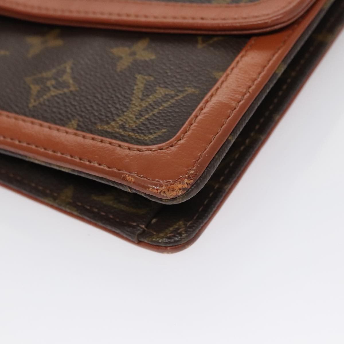 Louis Vuitton Pochette Dame Brown Canvas Clutch Bag (Pre-Owned) Size ONE SIZE - 5 Thumbnail