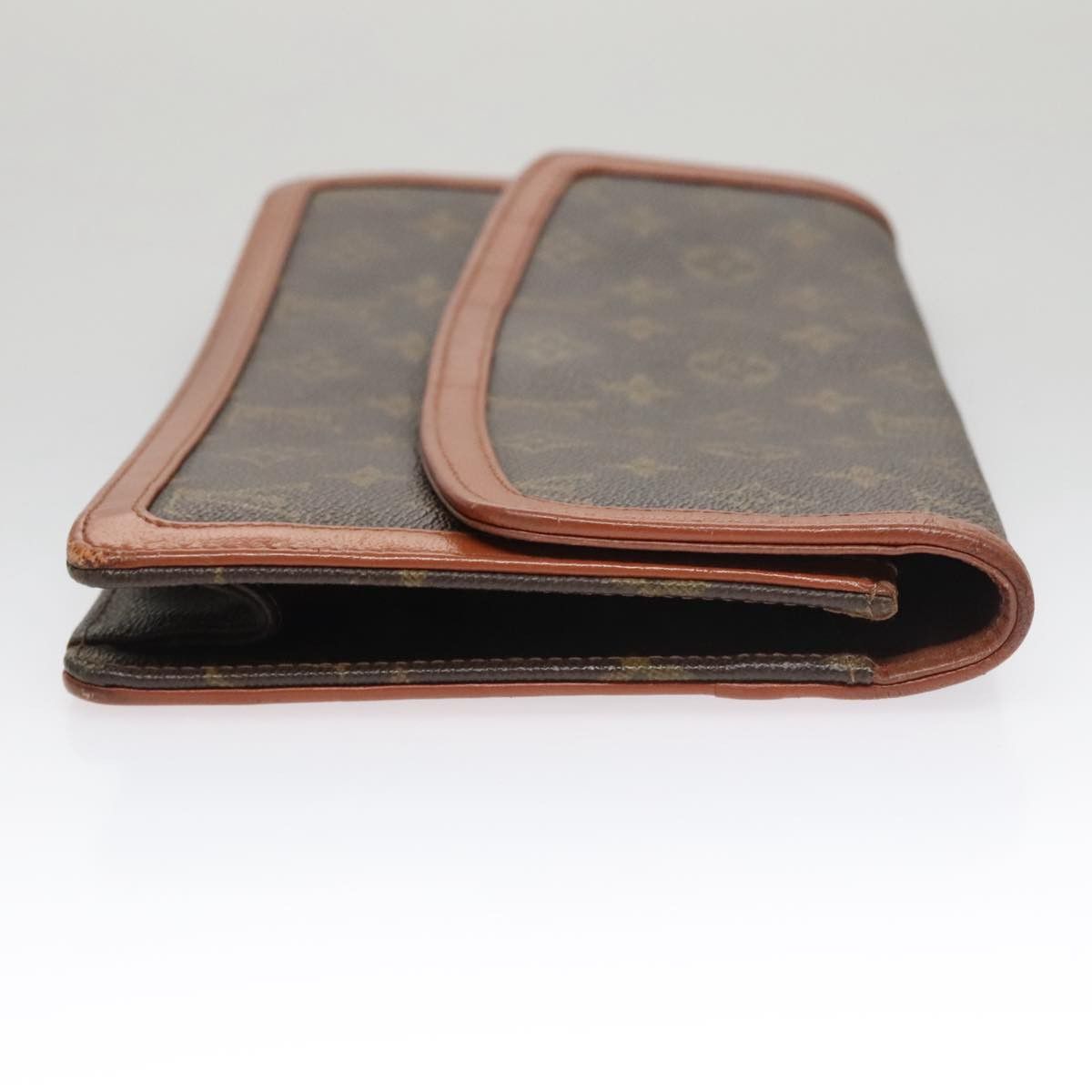 Louis Vuitton Pochette Dame Brown Canvas Clutch Bag (Pre-Owned) Size ONE SIZE - 3 Thumbnail