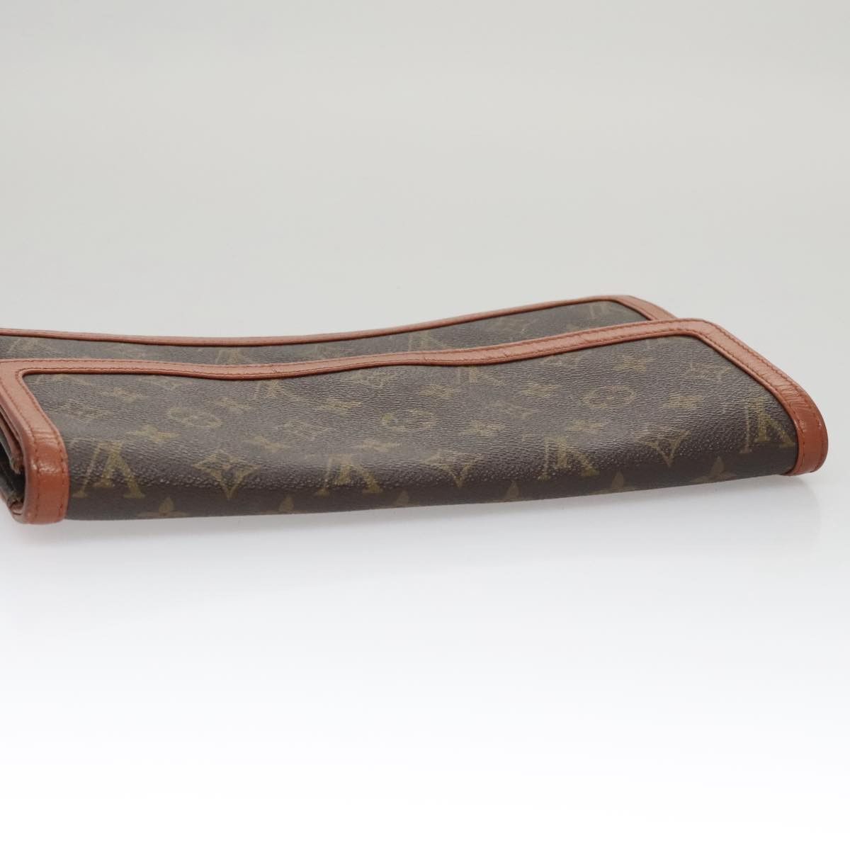 Louis Vuitton Pochette Dame Brown Canvas Clutch Bag (Pre-Owned) Size ONE SIZE - 13 Thumbnail