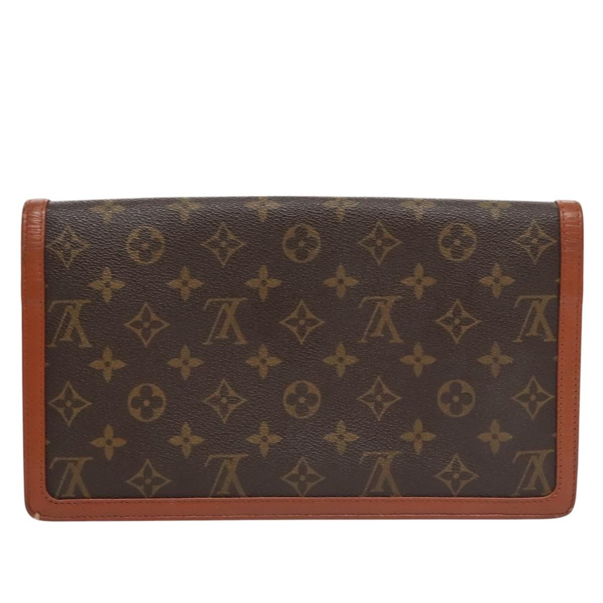 Louis Vuitton Pochette Dame Brown Canvas Clutch Bag (Pre-Owned) Size ONE SIZE - 2 Thumbnail