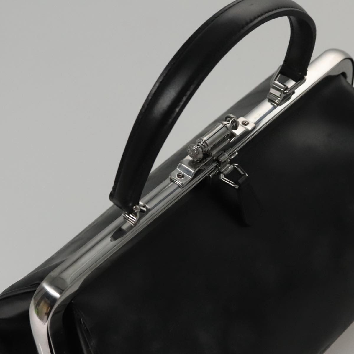 Prada Flame Black Leather Handbag (Pre-Owned) Size ONE SIZE - 5 Thumbnail