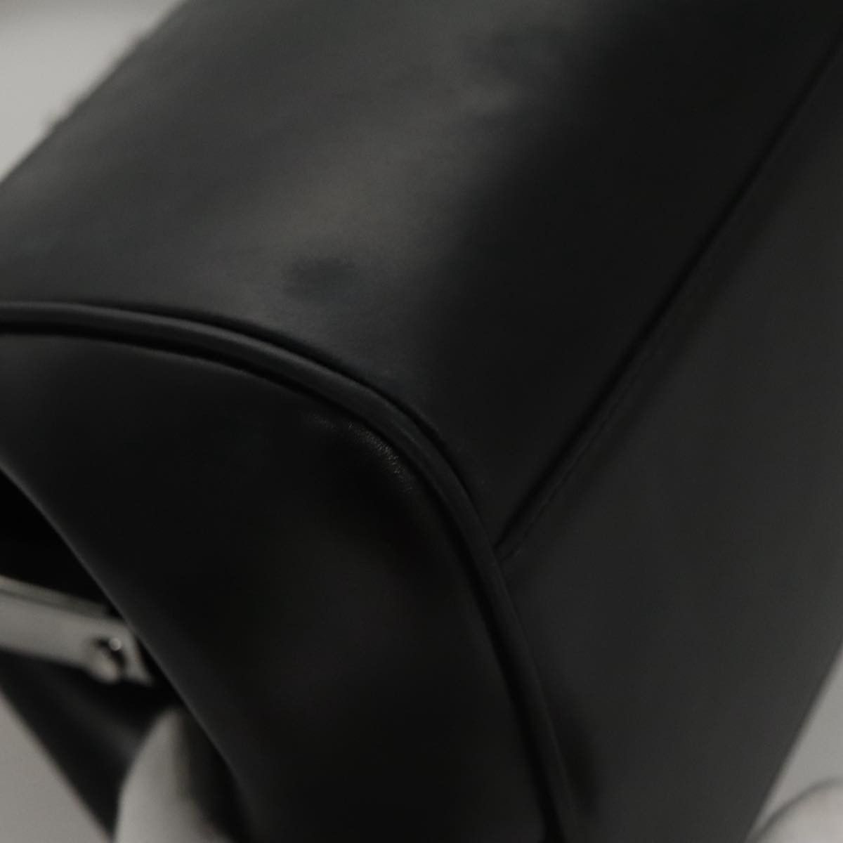 Prada Flame Black Leather Handbag (Pre-Owned) Size ONE SIZE - 6 Thumbnail