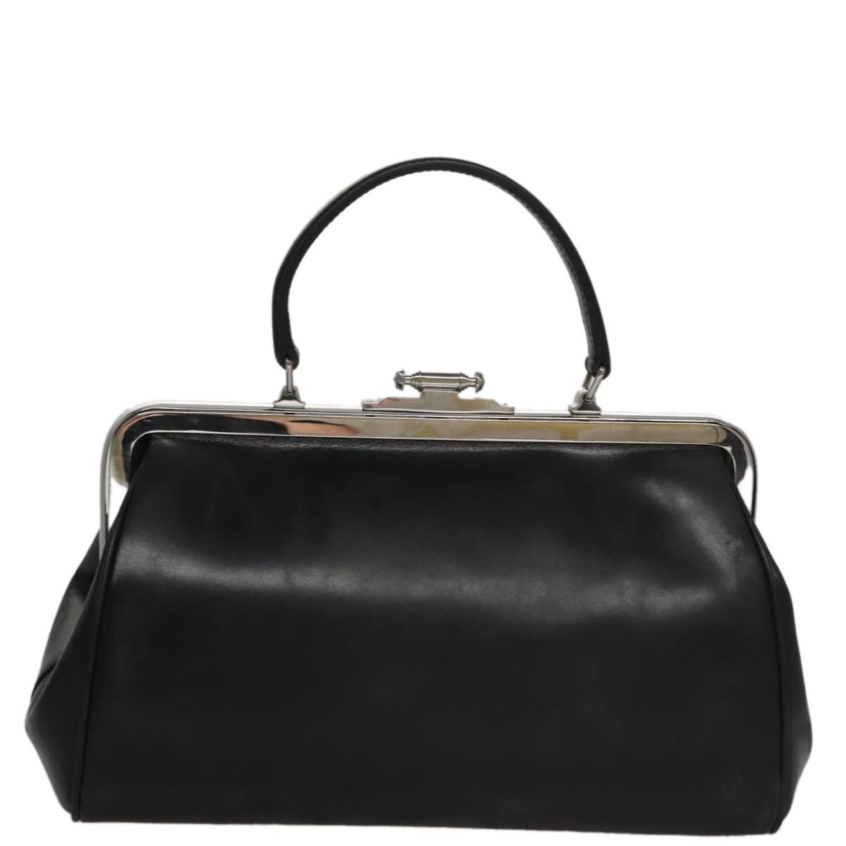 Prada Flame Black Leather Handbag (Pre-Owned) Size ONE SIZE - 2 Thumbnail