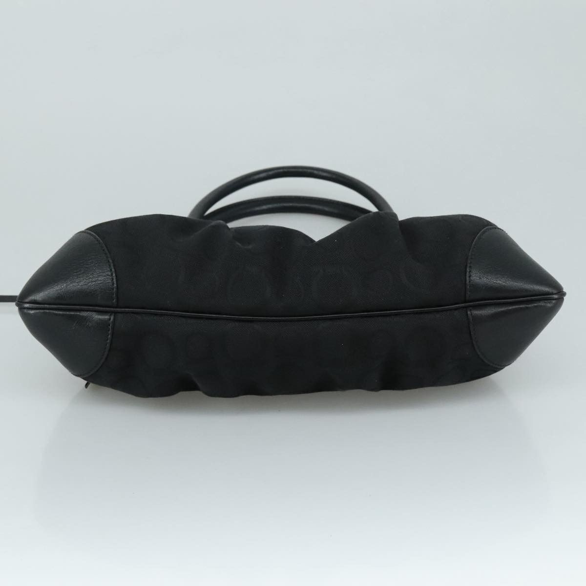 Salvatore Ferragamo Marisa Black Canvas Handbag (Pre-Owned) Size ONE SIZE - 18 Thumbnail