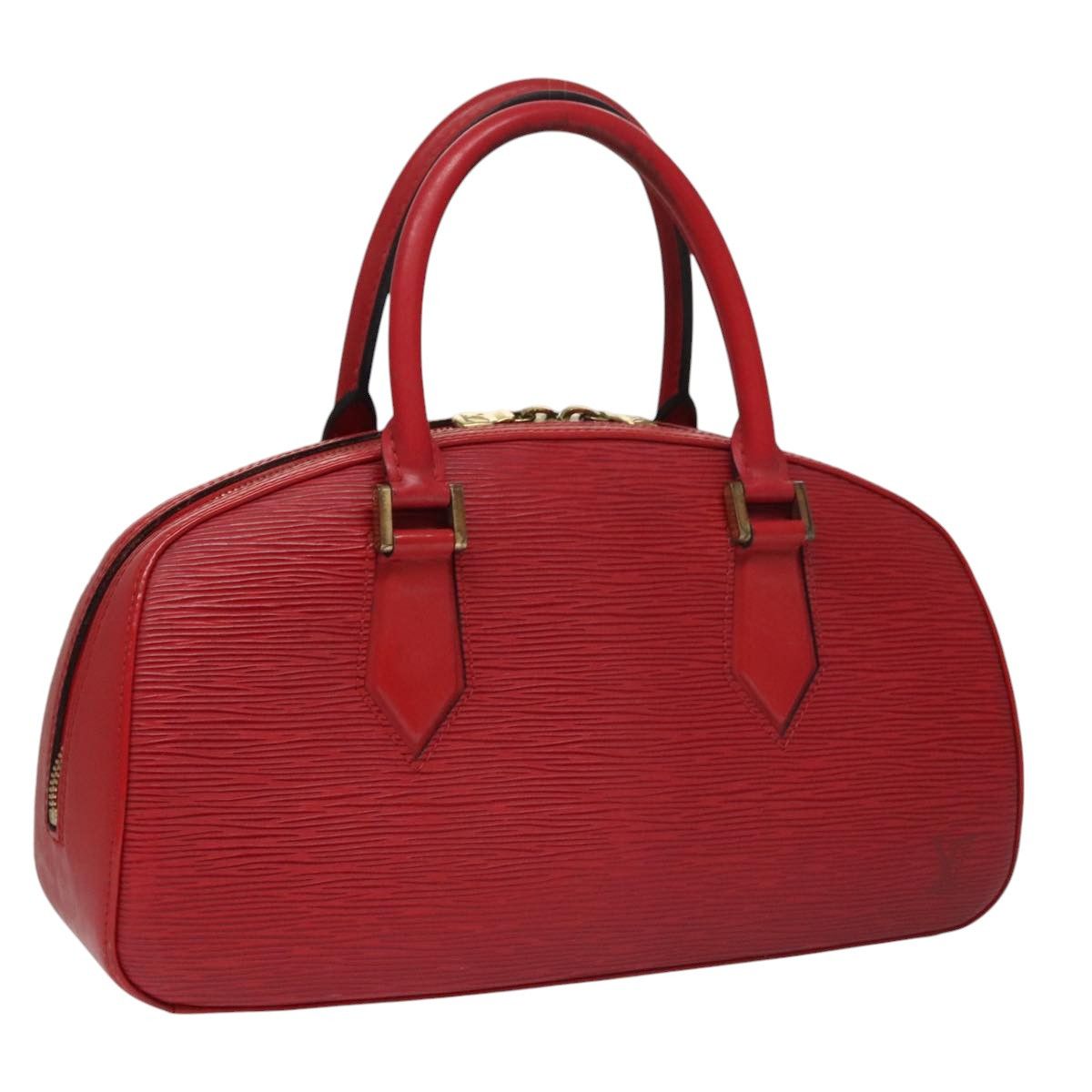 Louis Vuitton Jasmine Red Leather Handbag (Pre-Owned) Size ONE SIZE - 17 Thumbnail