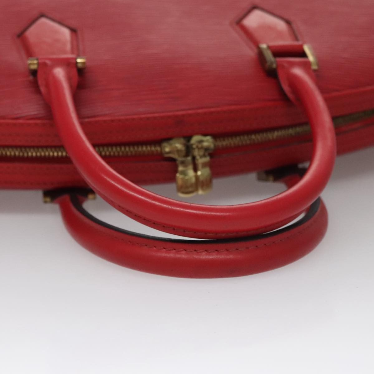 Louis Vuitton Jasmine Red Leather Handbag (Pre-Owned) Size ONE SIZE - 10 Thumbnail