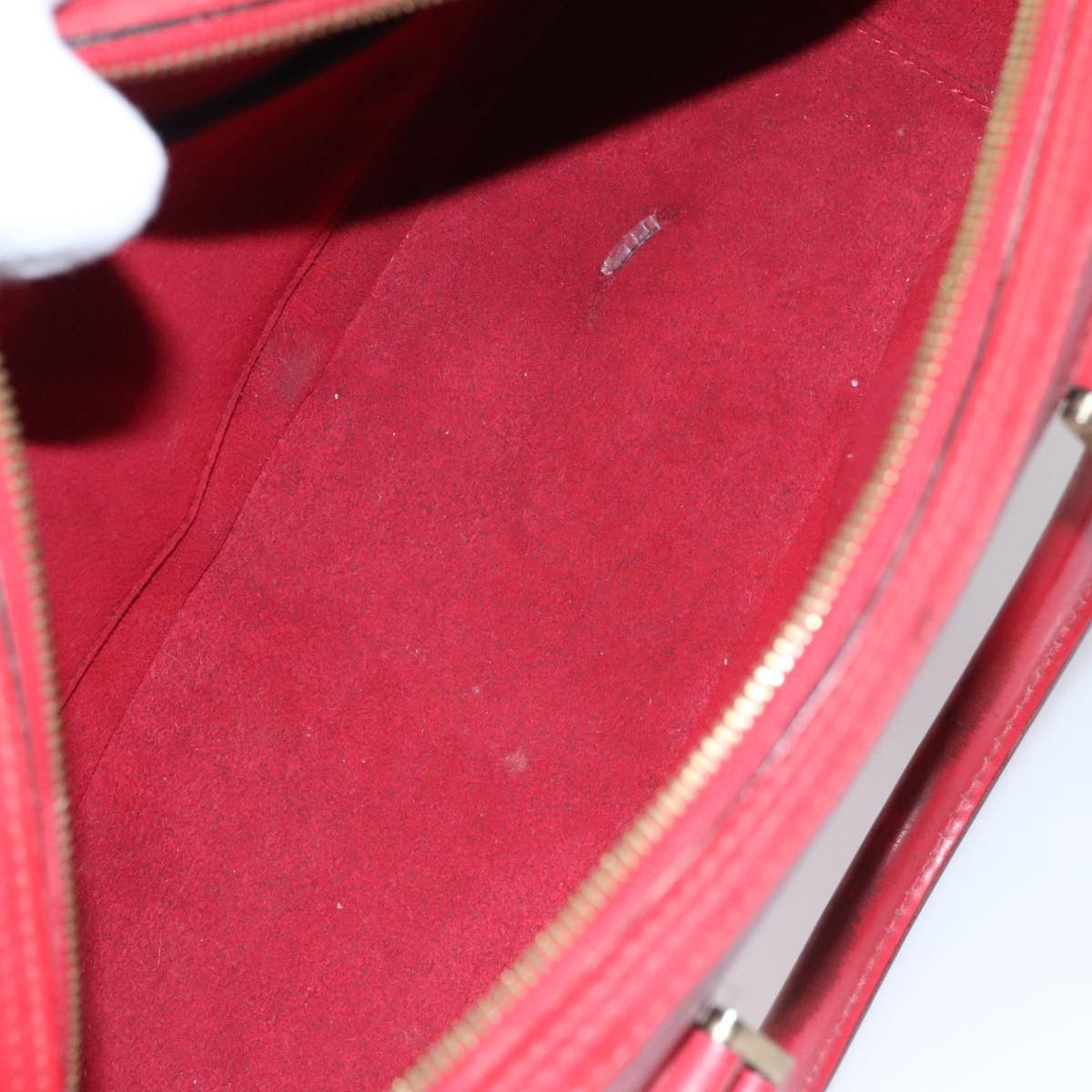 Louis Vuitton Jasmine Red Leather Handbag (Pre-Owned) Size ONE SIZE - 13 Thumbnail