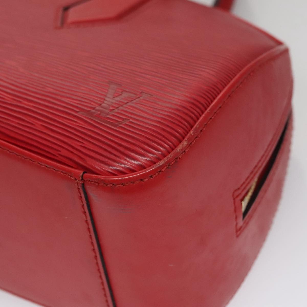 Louis Vuitton Jasmine Red Leather Handbag (Pre-Owned) Size ONE SIZE - 6 Thumbnail