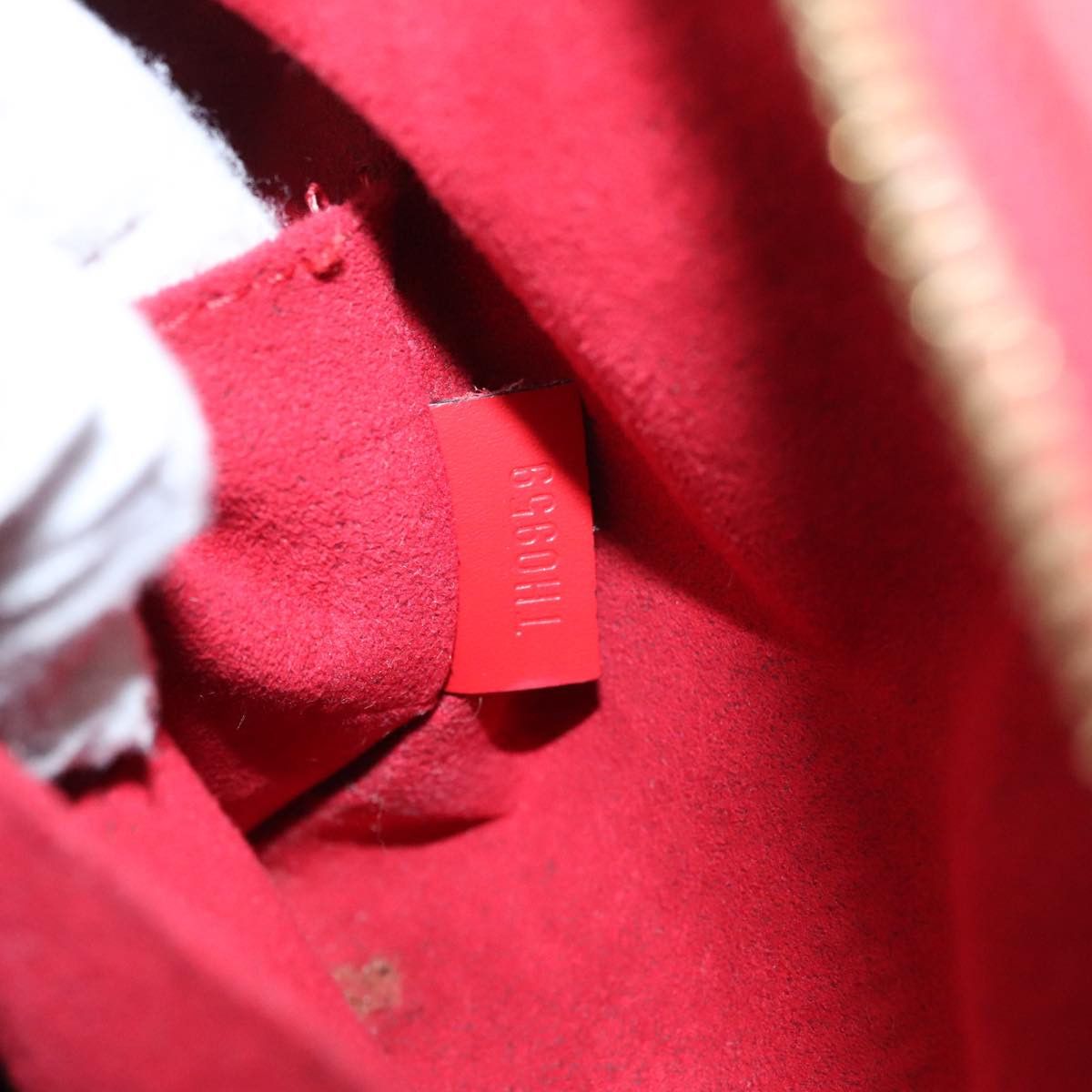 Louis Vuitton Jasmine Red Leather Handbag (Pre-Owned) Size ONE SIZE - 14 Thumbnail
