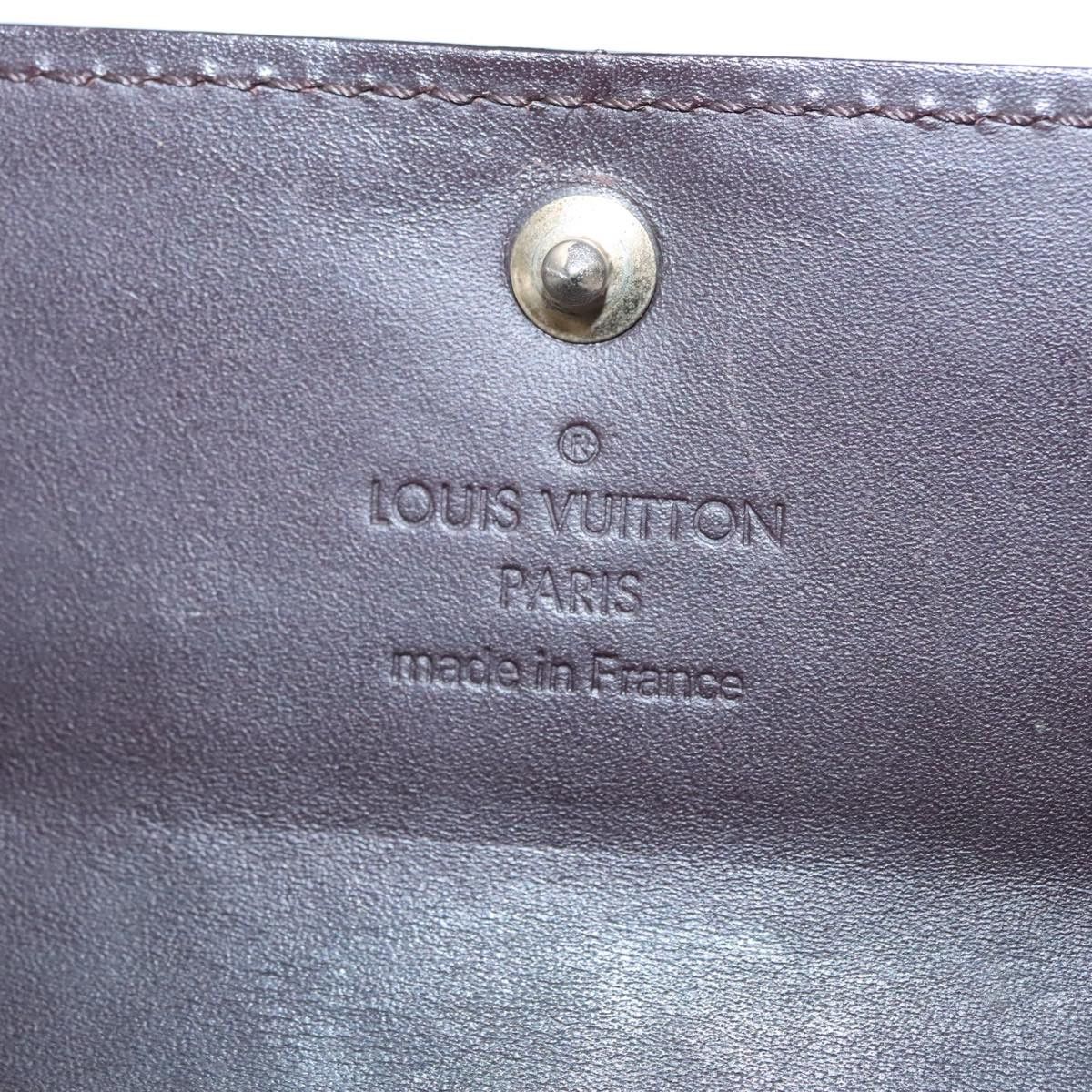 Louis Vuitton Multiclés 4 Burgundy Patent Leather Wallet (Pre-Owned) Size ONE SIZE - 17 Thumbnail