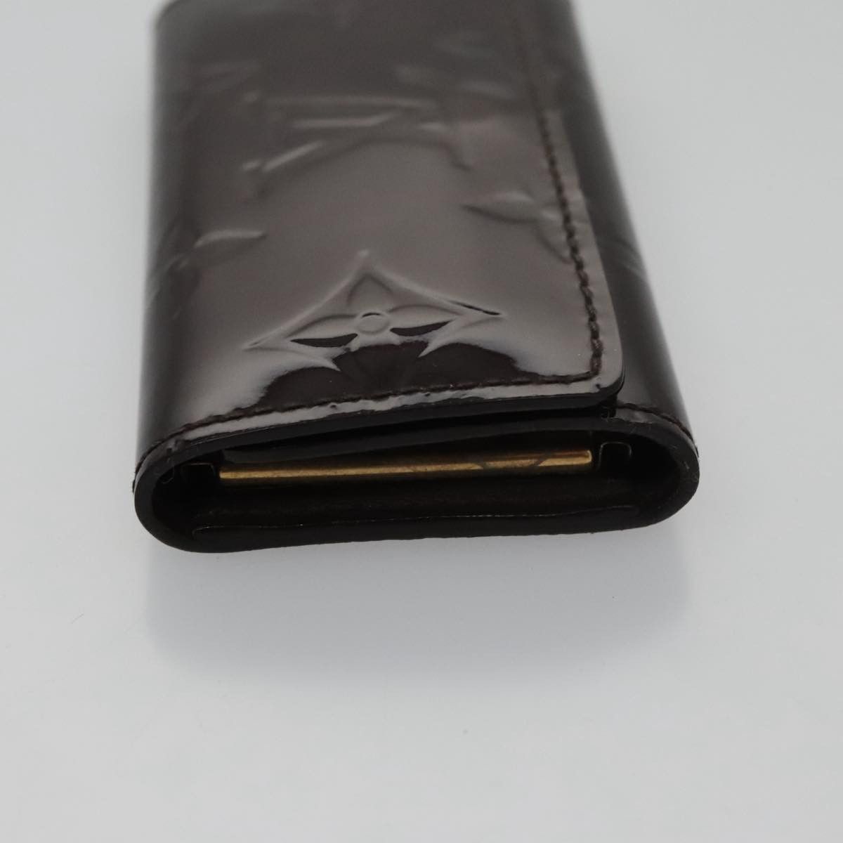 Louis Vuitton Multiclés 4 Burgundy Patent Leather Wallet (Pre-Owned) Size ONE SIZE - 4 Thumbnail