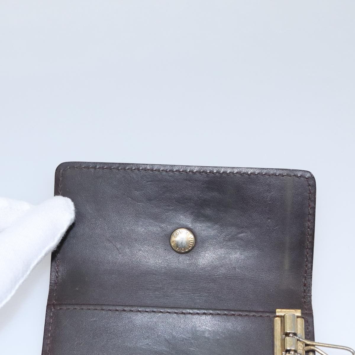 Louis Vuitton Multiclés 4 Burgundy Patent Leather Wallet (Pre-Owned) Size ONE SIZE - 11 Thumbnail