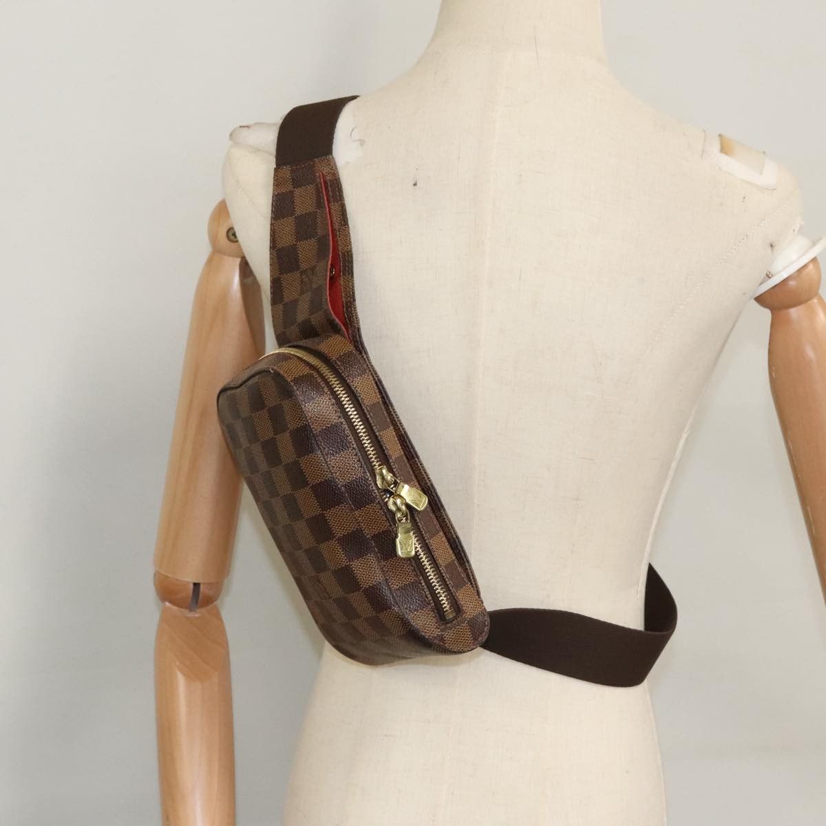 Louis Vuitton Geronimos Brown Canvas Shoulder Bag (Pre-Owned) Size ONE SIZE - 18 Thumbnail