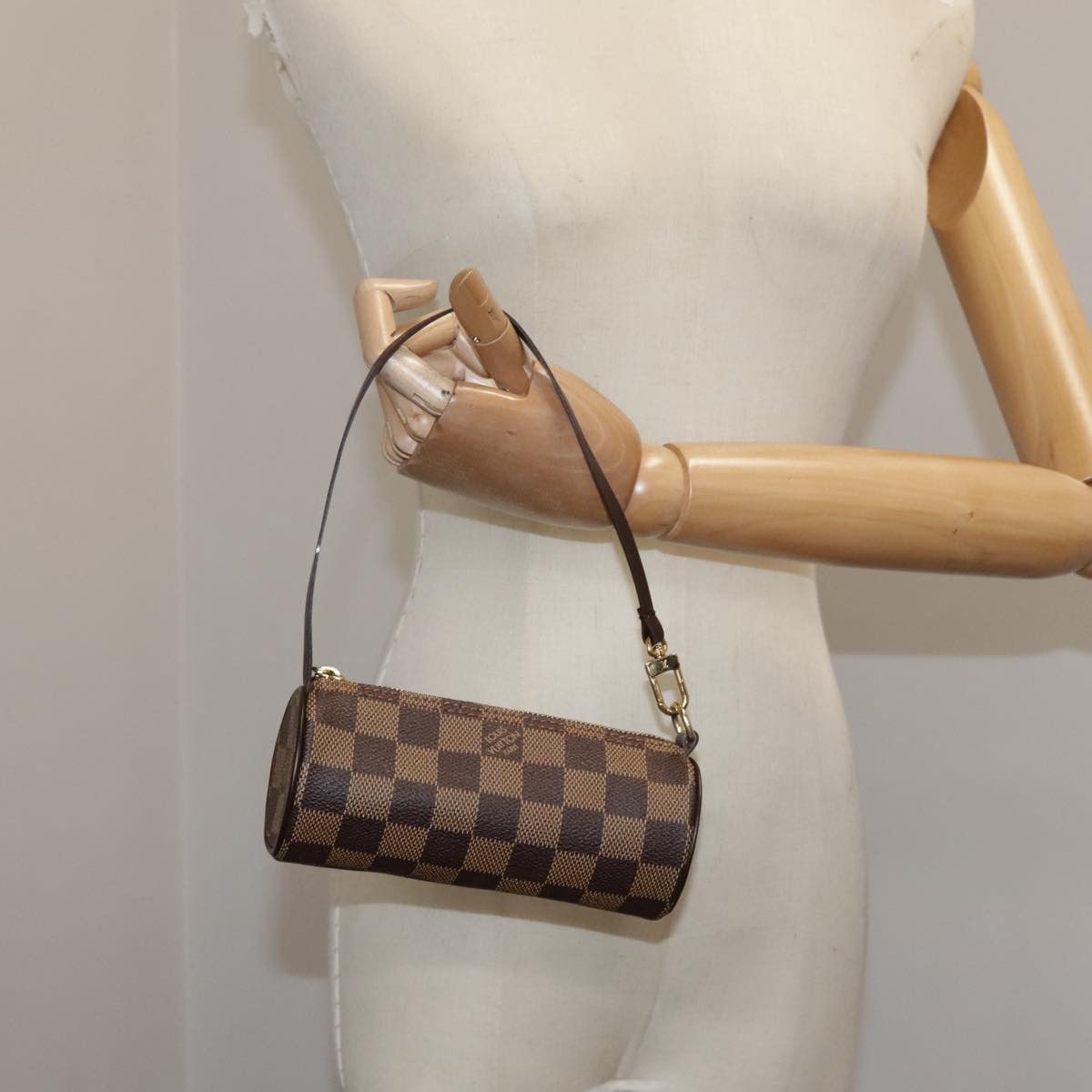 Louis Vuitton Mini Baby Papillon Brown Canvas Clutch Bag (Pre-Owned) Size ONE SIZE - 15 Thumbnail
