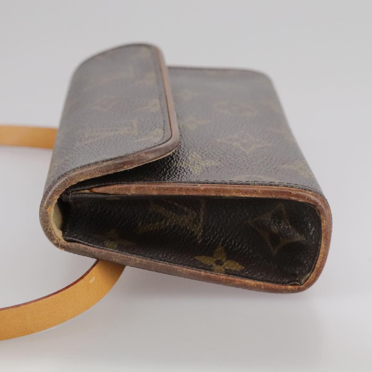 Louis Vuitton Florentine Brown Canvas Clutch Bag (Pre-Owned) Size ONE SIZE - 4 Thumbnail