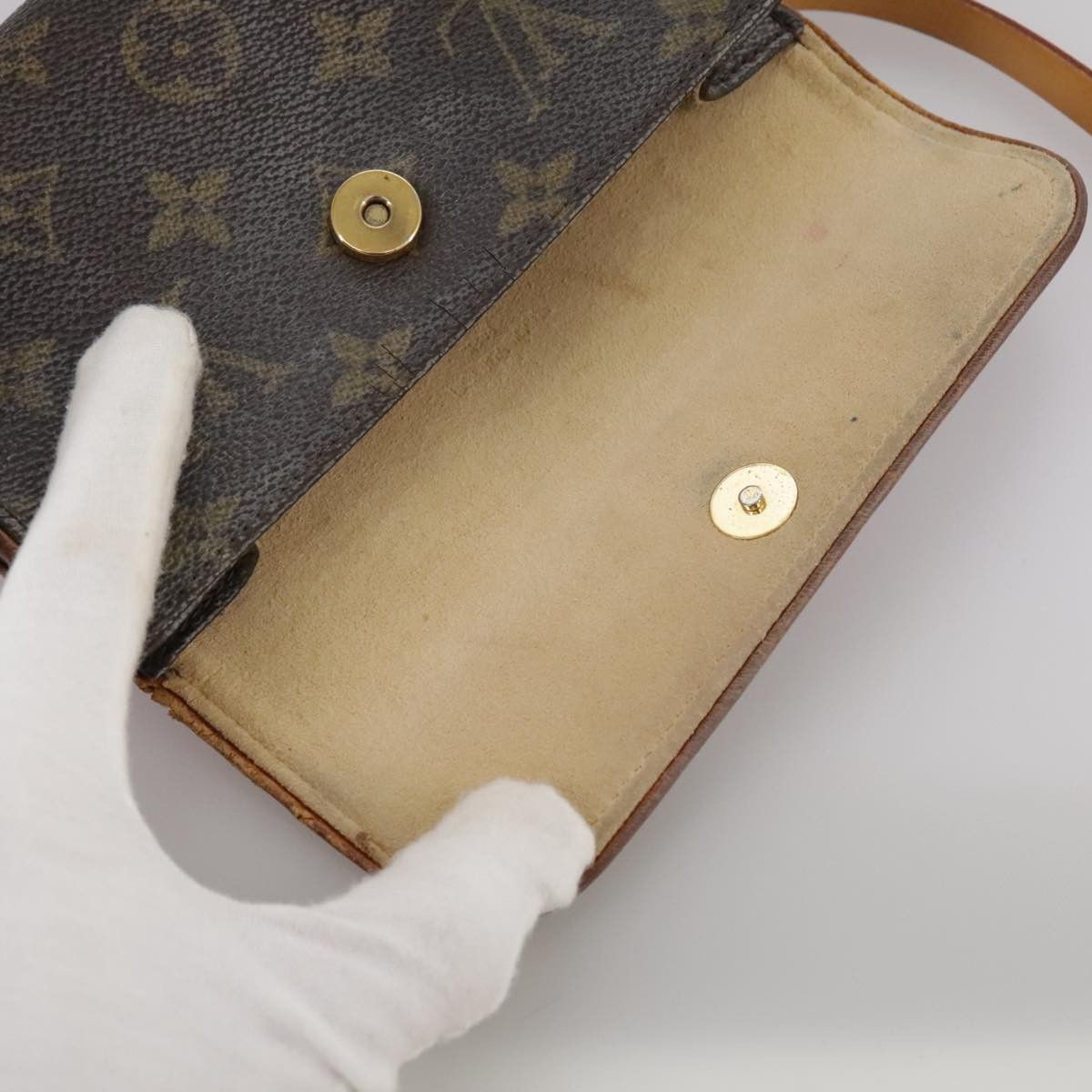 Louis Vuitton Florentine Brown Canvas Clutch Bag (Pre-Owned) Size ONE SIZE - 12 Thumbnail