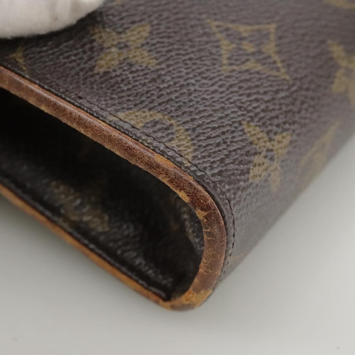 Louis Vuitton Florentine Brown Canvas Clutch Bag (Pre-Owned) Size ONE SIZE - 8 Thumbnail