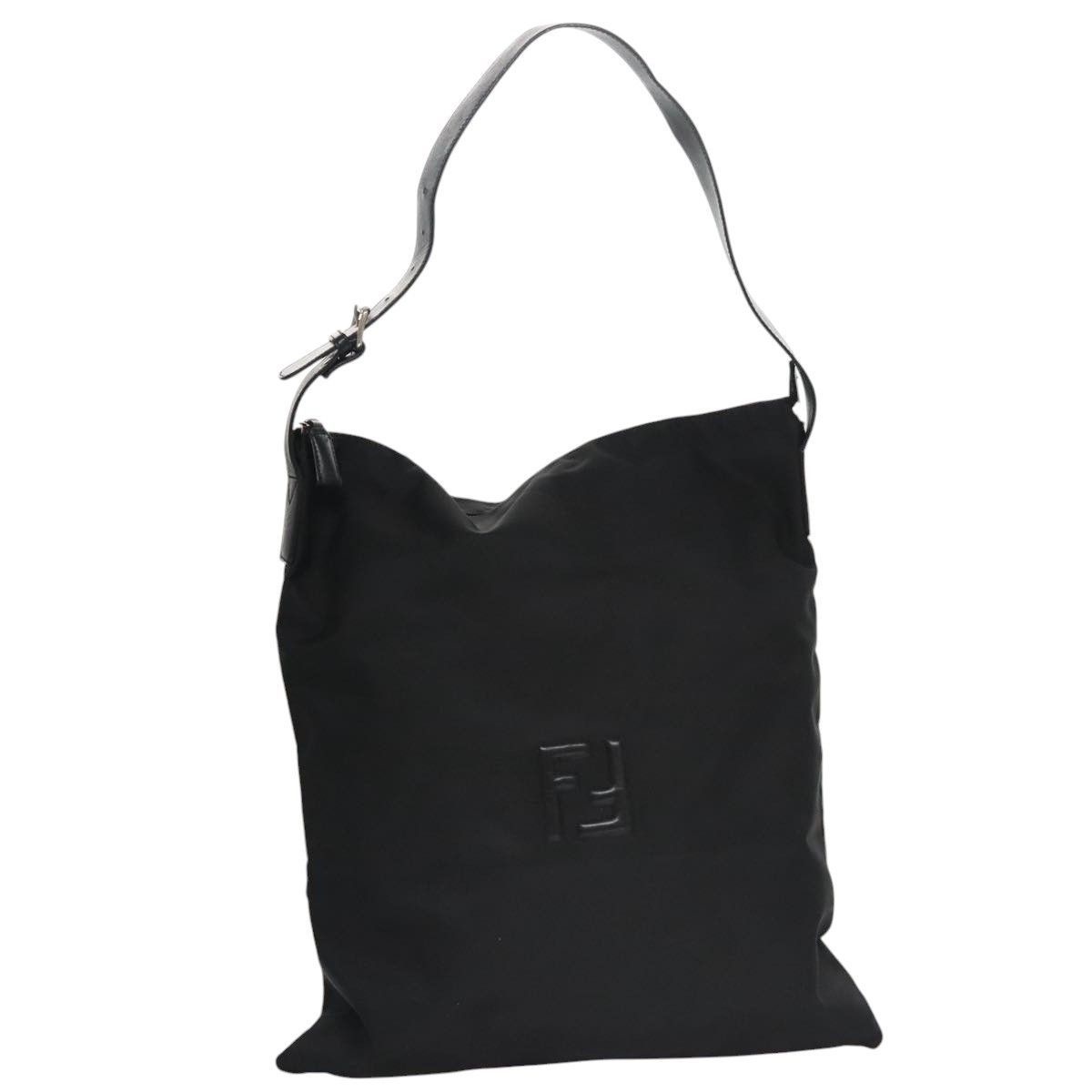 Fendi Ff Black Synthetic Shoulder Bag (Pre-Owned) Size ONE SIZE - 16 Thumbnail