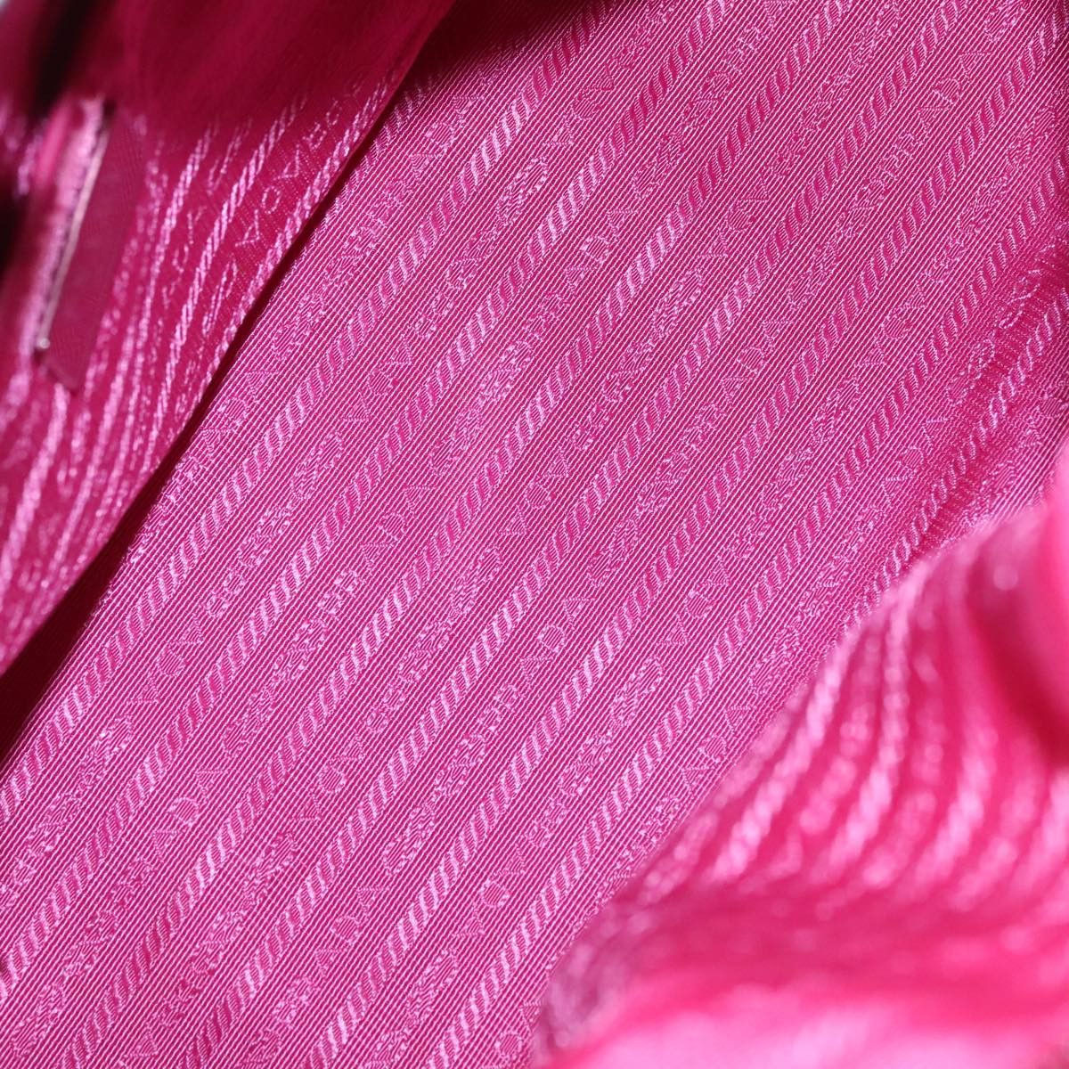 Prada Tessuto Pink Synthetic Handbag (Pre-Owned) Size ONE SIZE - 13 Thumbnail