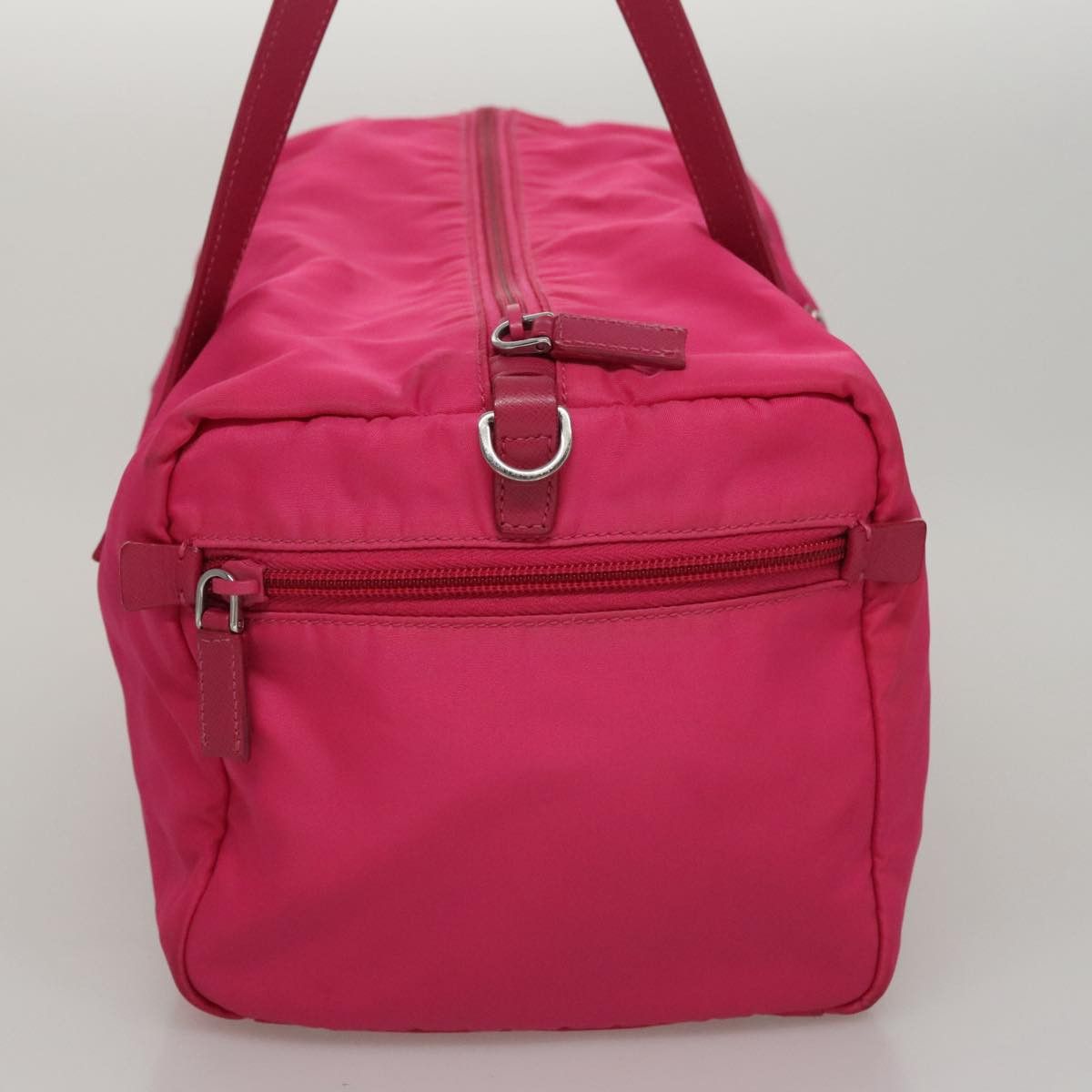 Prada Tessuto Pink Synthetic Handbag (Pre-Owned) Size ONE SIZE - 4 Thumbnail