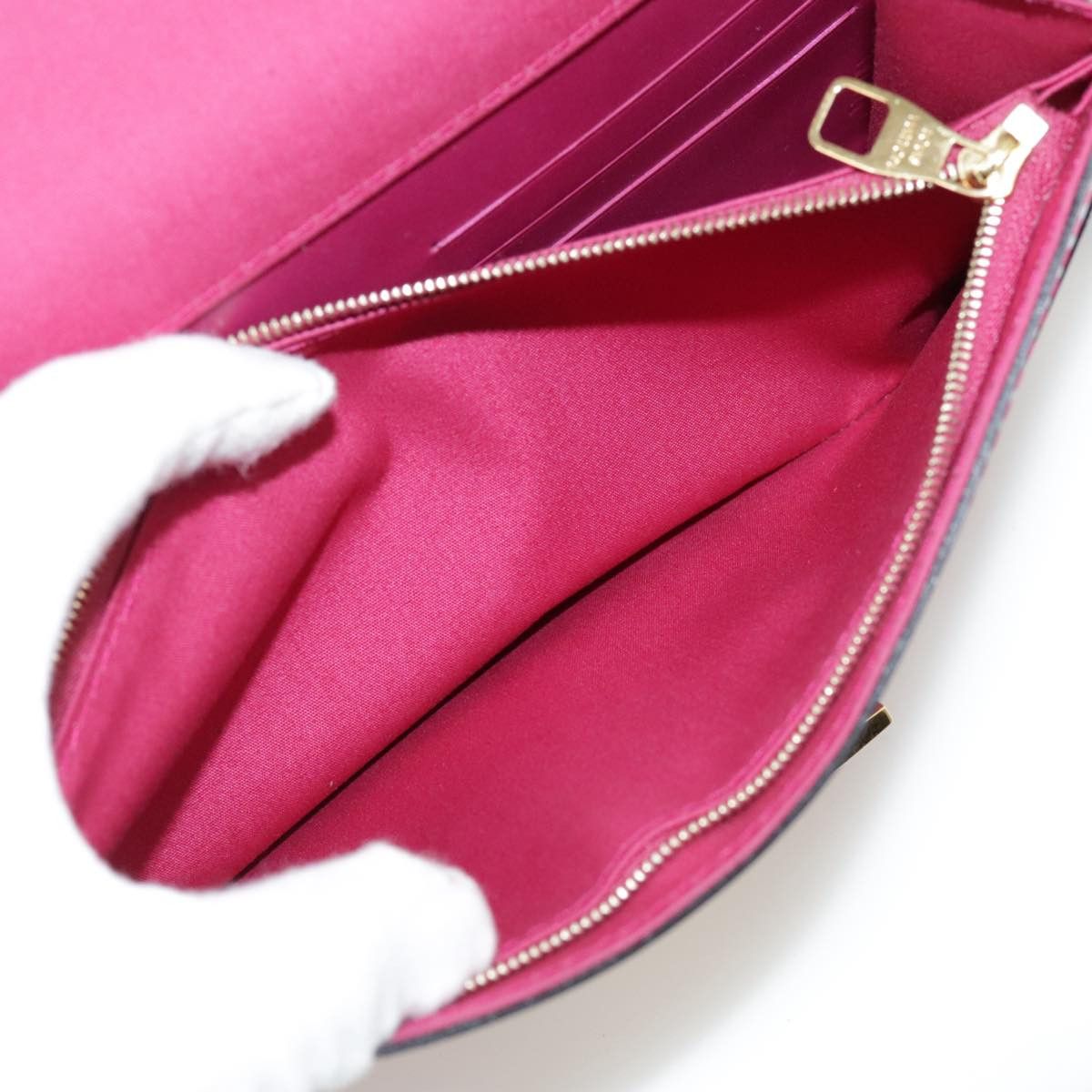 Louis Vuitton Louise Pink Patent Leather Wallet (Pre-Owned) Size ONE SIZE - 14 Thumbnail