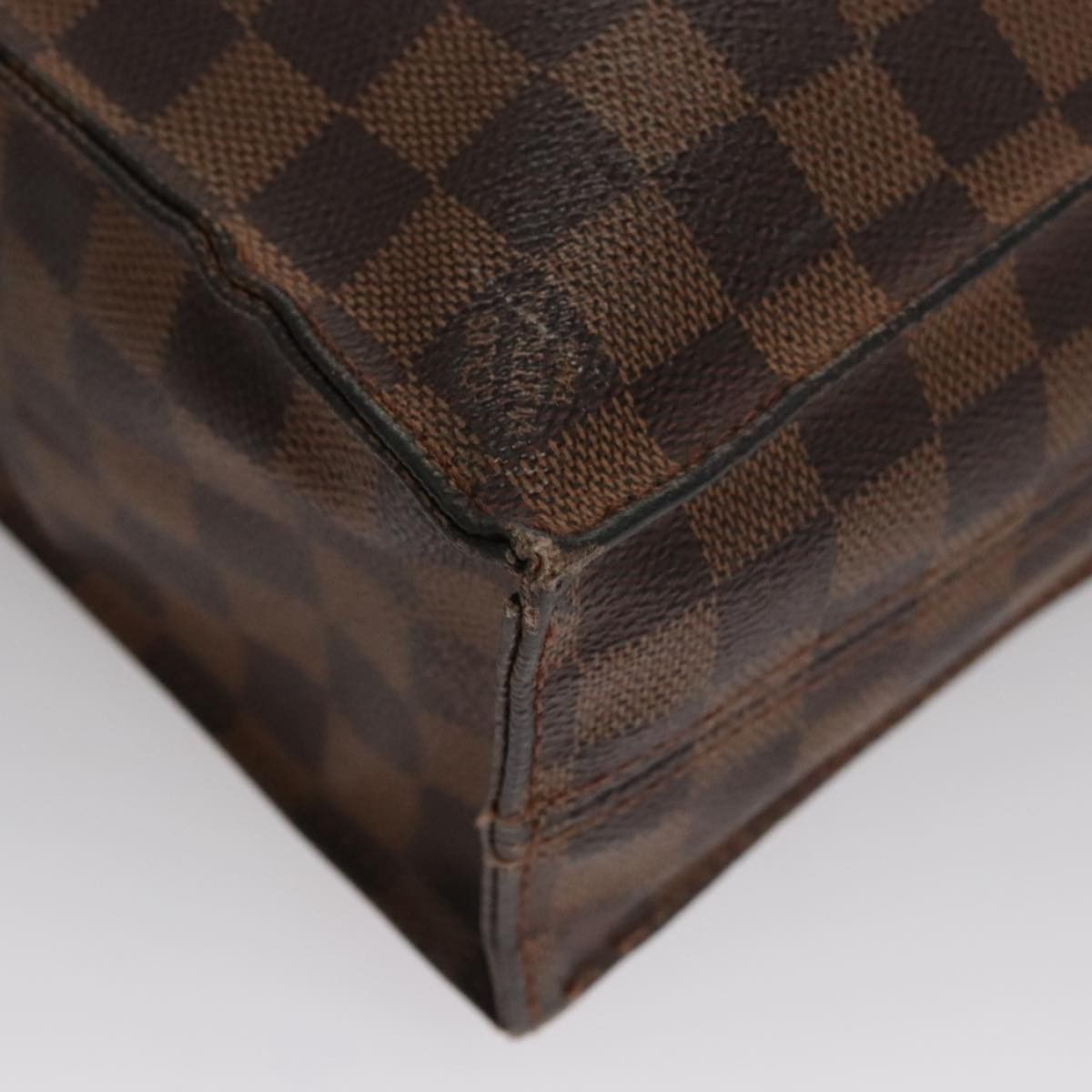 Louis Vuitton Sac Plat Brown Canvas Tote Bag (Pre-Owned) Size ONE SIZE - 9 Thumbnail