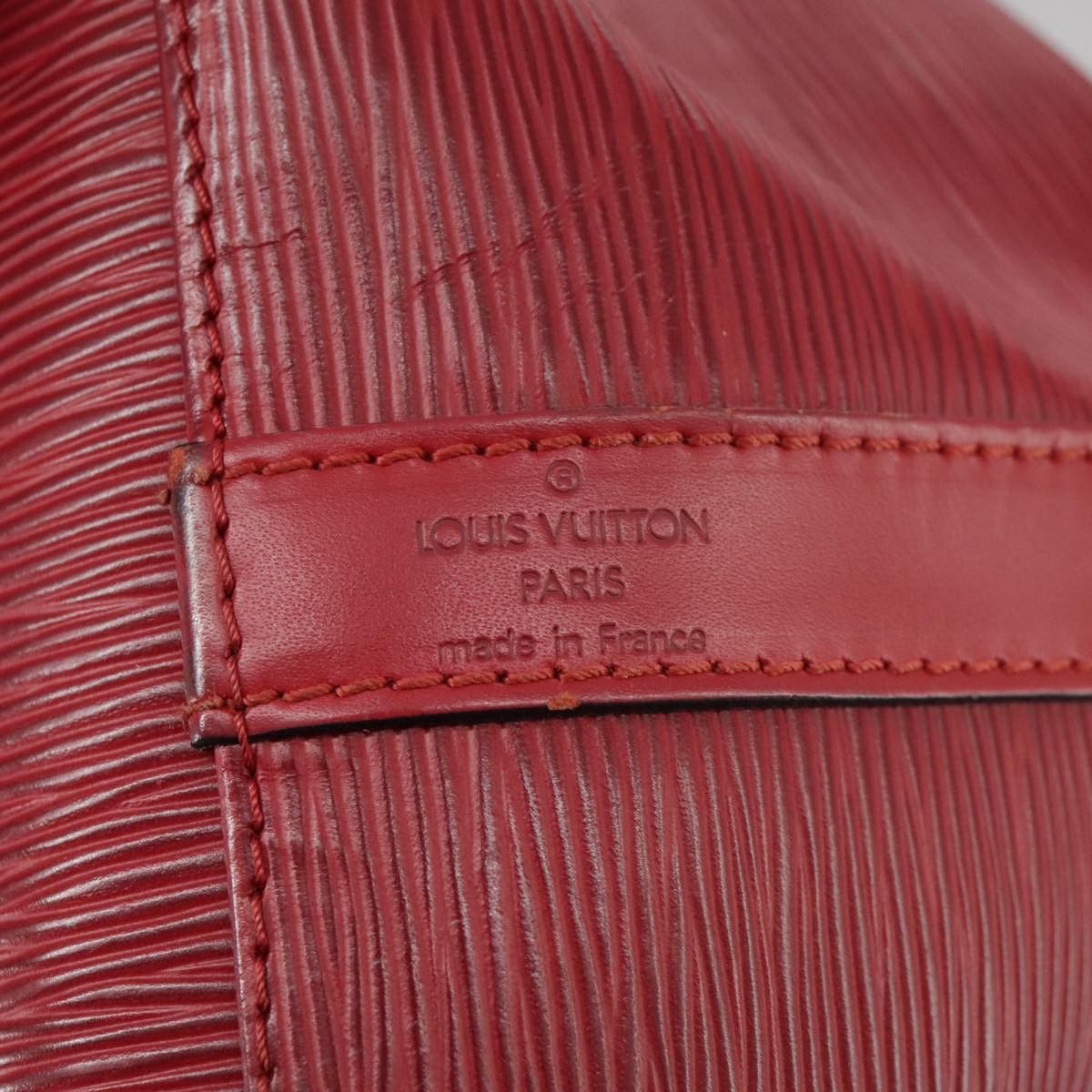 Louis Vuitton Petit Noé Red Leather Shoulder Bag (Pre-Owned) Size ONE SIZE - 17 Thumbnail