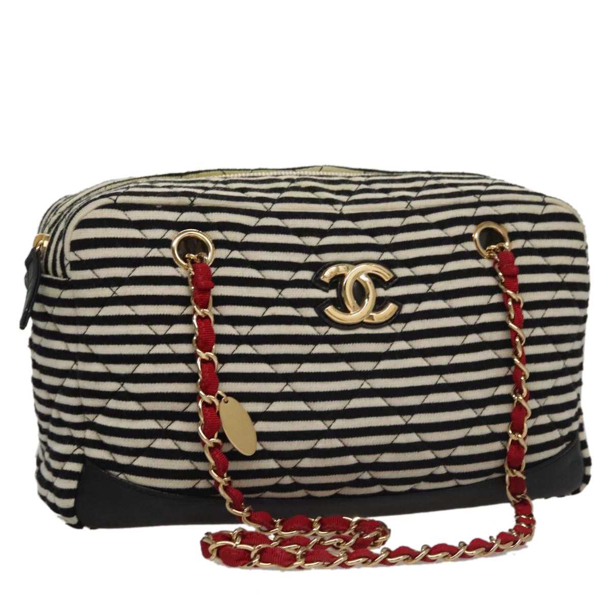 Chanel Cc Multicolour Cotton Shoulder Bag (Pre-Owned) Size ONE SIZE - 17 Thumbnail