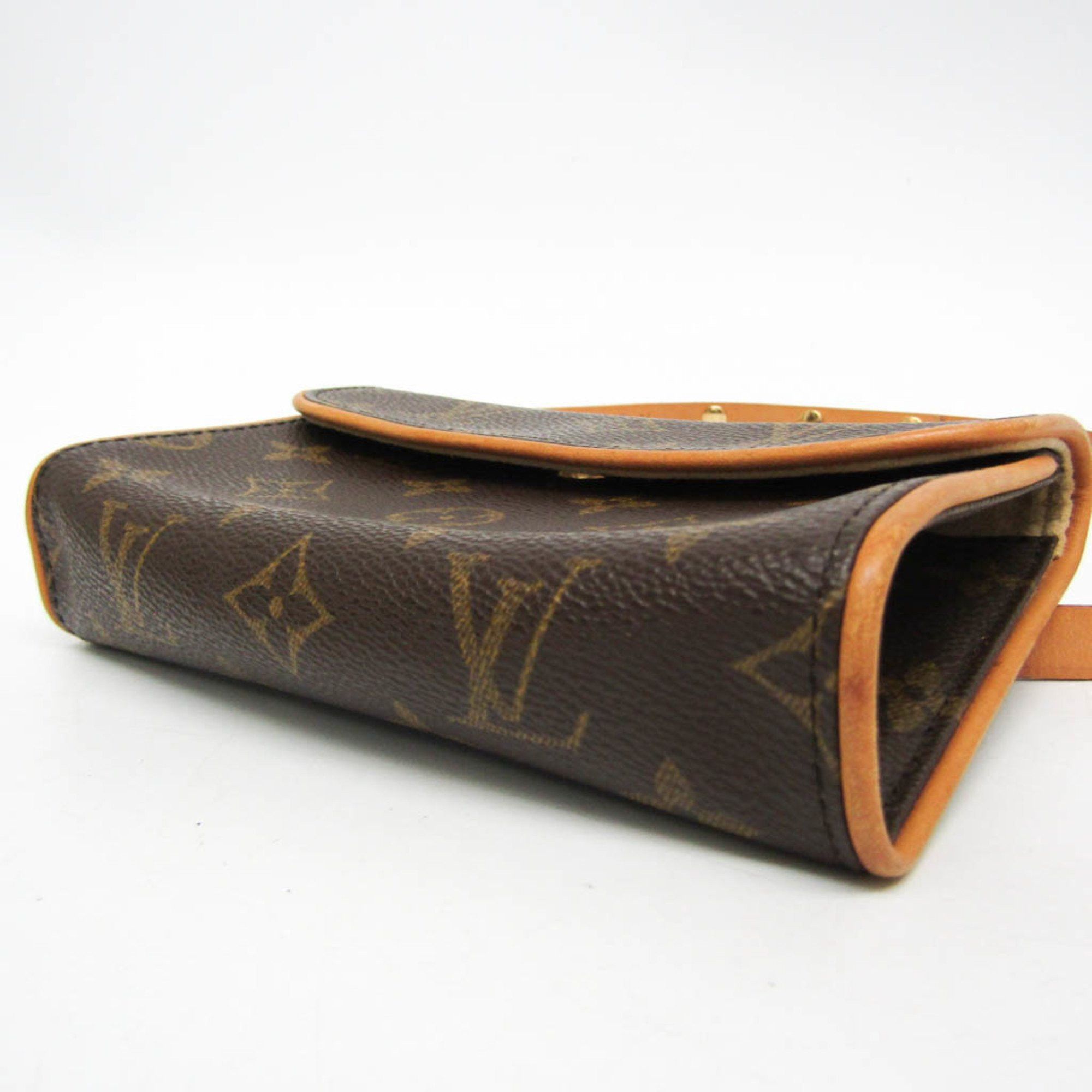 Louis Vuitton Florentine Brown Canvas Clutch Bag (Pre-Owned) Size ONE SIZE - 6 Thumbnail