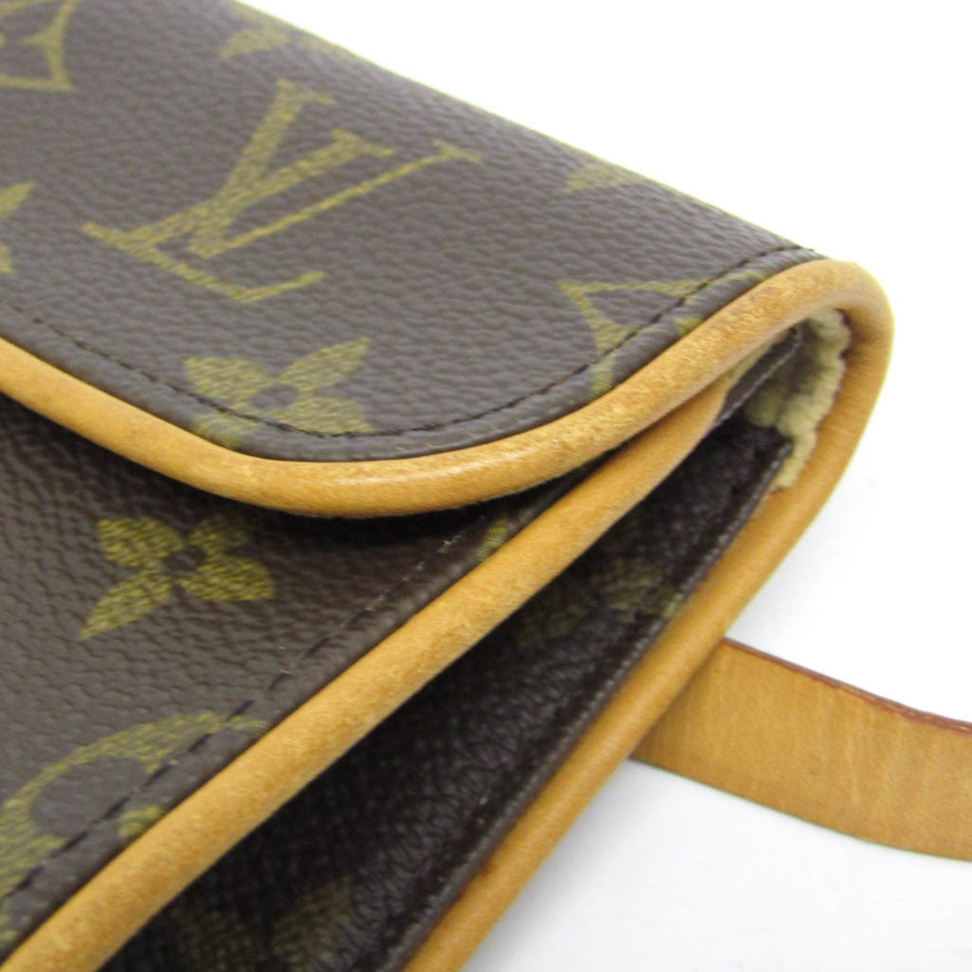 Louis Vuitton Florentine Brown Canvas Clutch Bag (Pre-Owned) Size ONE SIZE - 4 Thumbnail