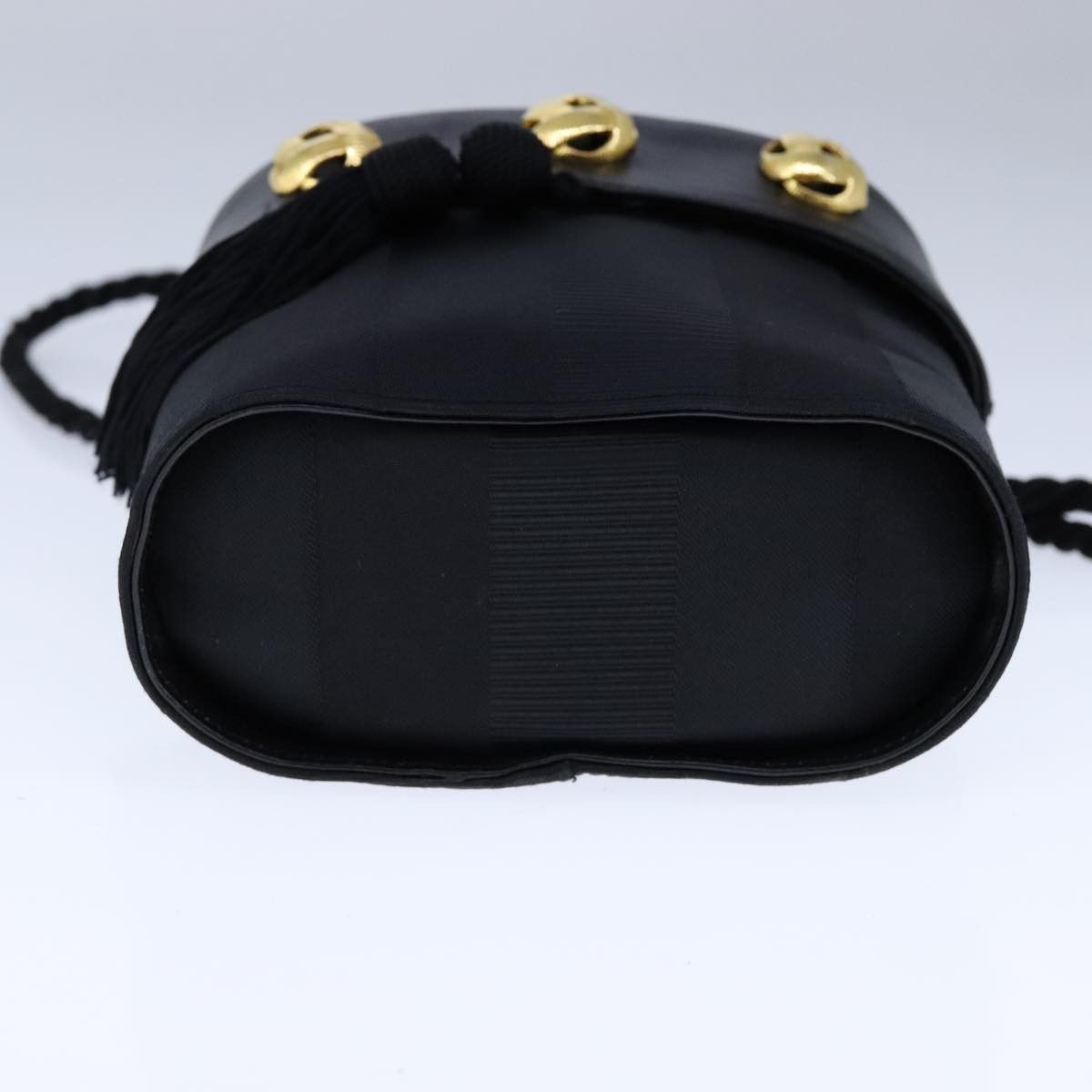 Salvatore Ferragamo Black Canvas Shoulder Bag (Pre-Owned) Size ONE SIZE - 16 Thumbnail