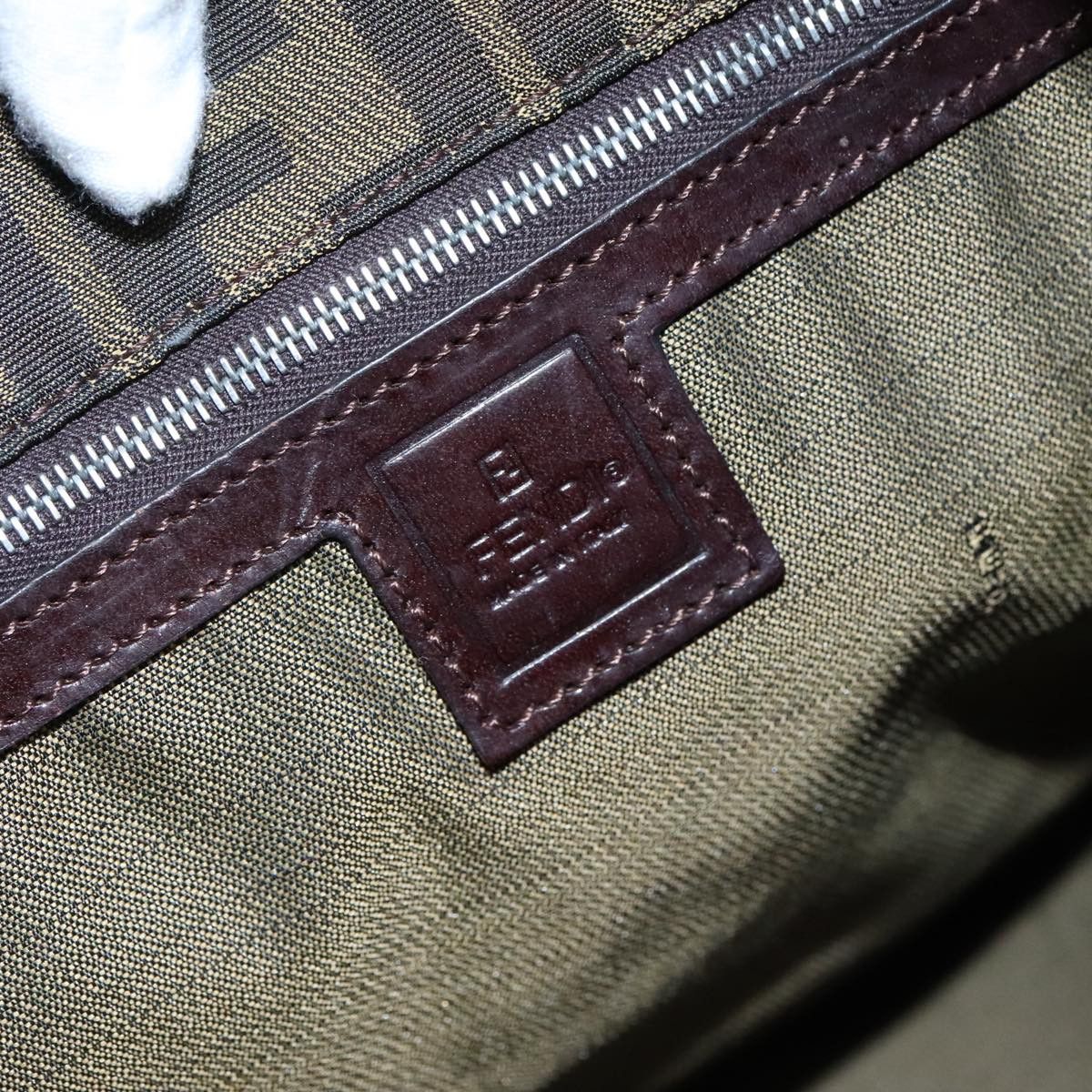 Fendi Zucca Brown Canvas Tote Bag (Pre-Owned) Size ONE SIZE - 13 Thumbnail