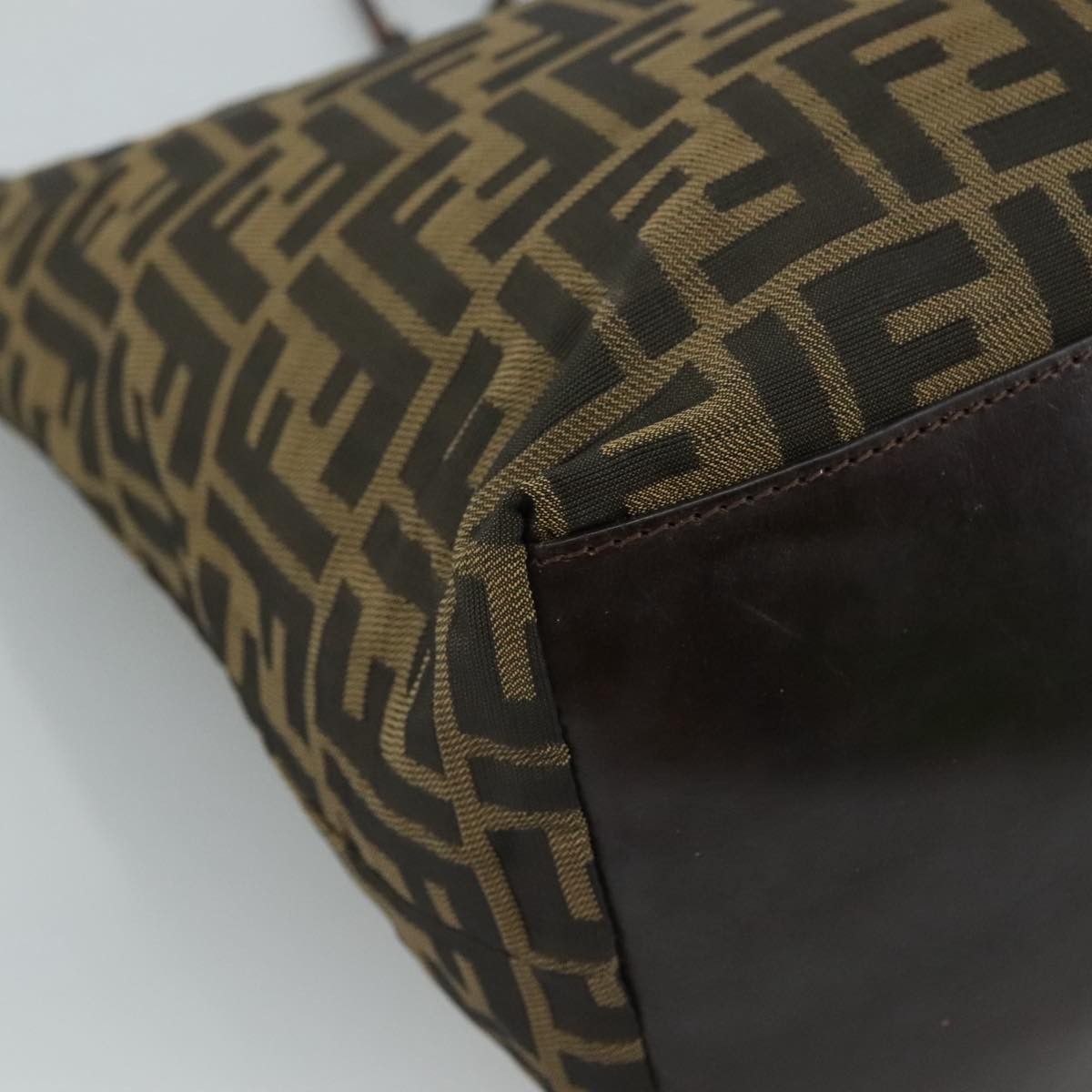 Fendi Zucca Brown Canvas Tote Bag (Pre-Owned) Size ONE SIZE - 10 Thumbnail