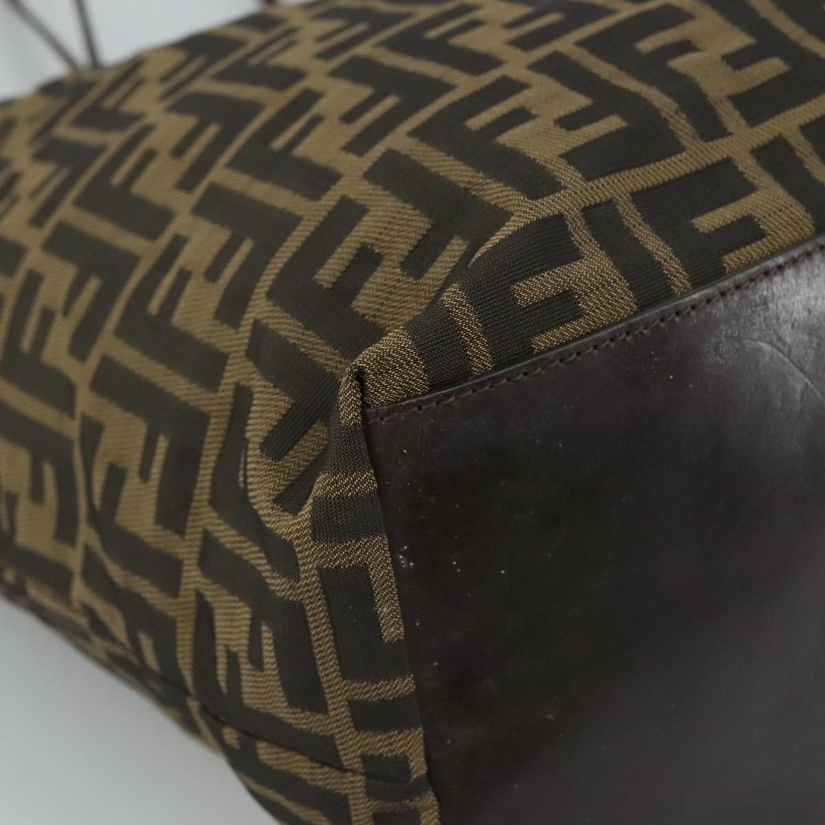 Fendi Zucca Brown Canvas Tote Bag (Pre-Owned) Size ONE SIZE - 8 Thumbnail