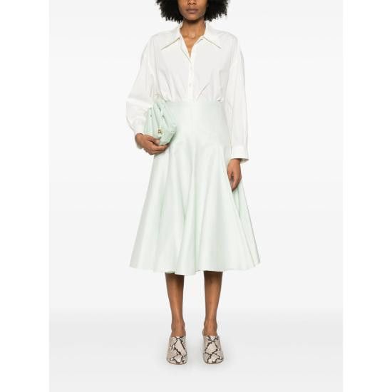 Fabiana Filippi FABIANA FILIPPI Women Mid Skirts GND275F840 D787 6161 GREEN Size 32" / US 10 / IT 46 - 3 Thumbnail