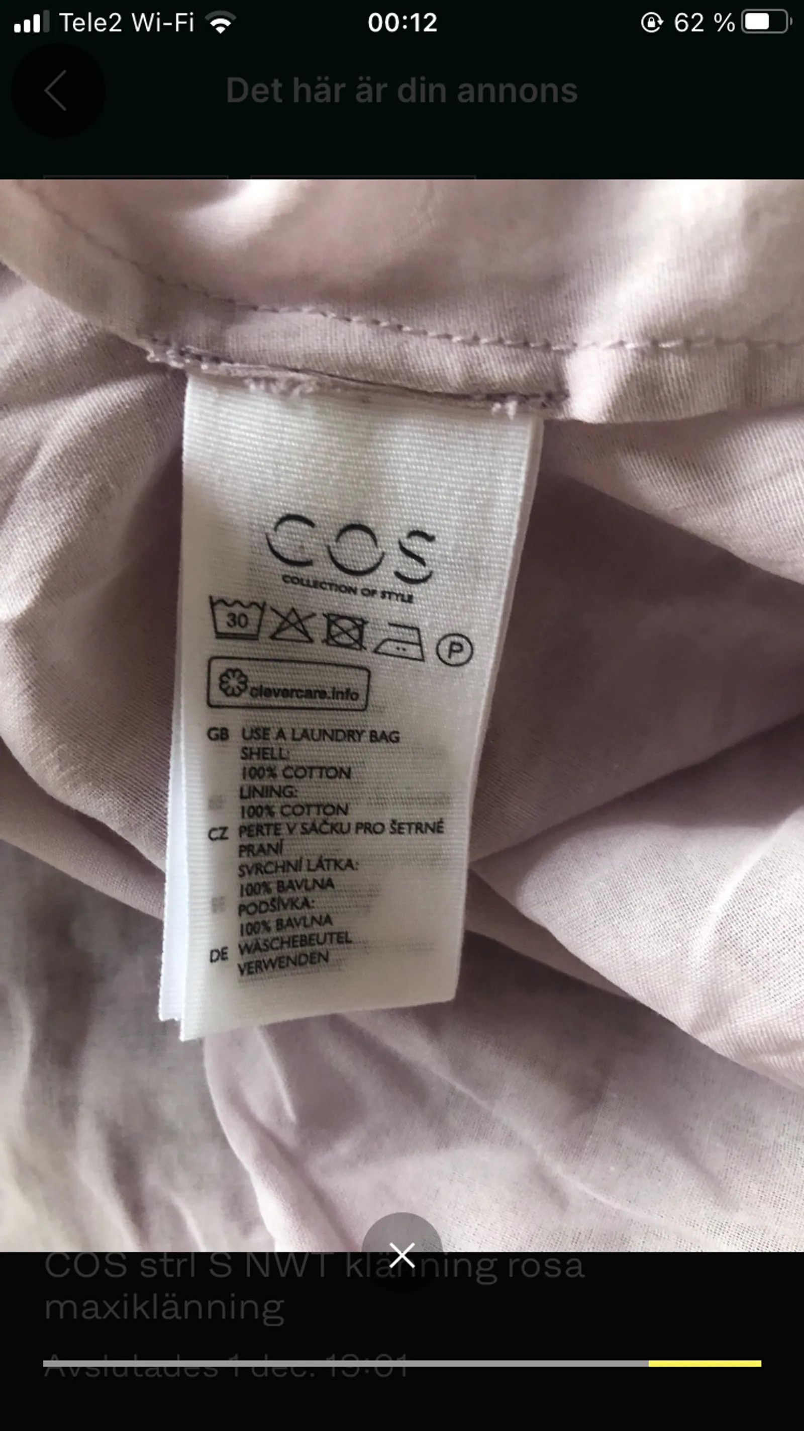 Cos Cos Dress Size S / US 4 / IT 40 - 3 Thumbnail